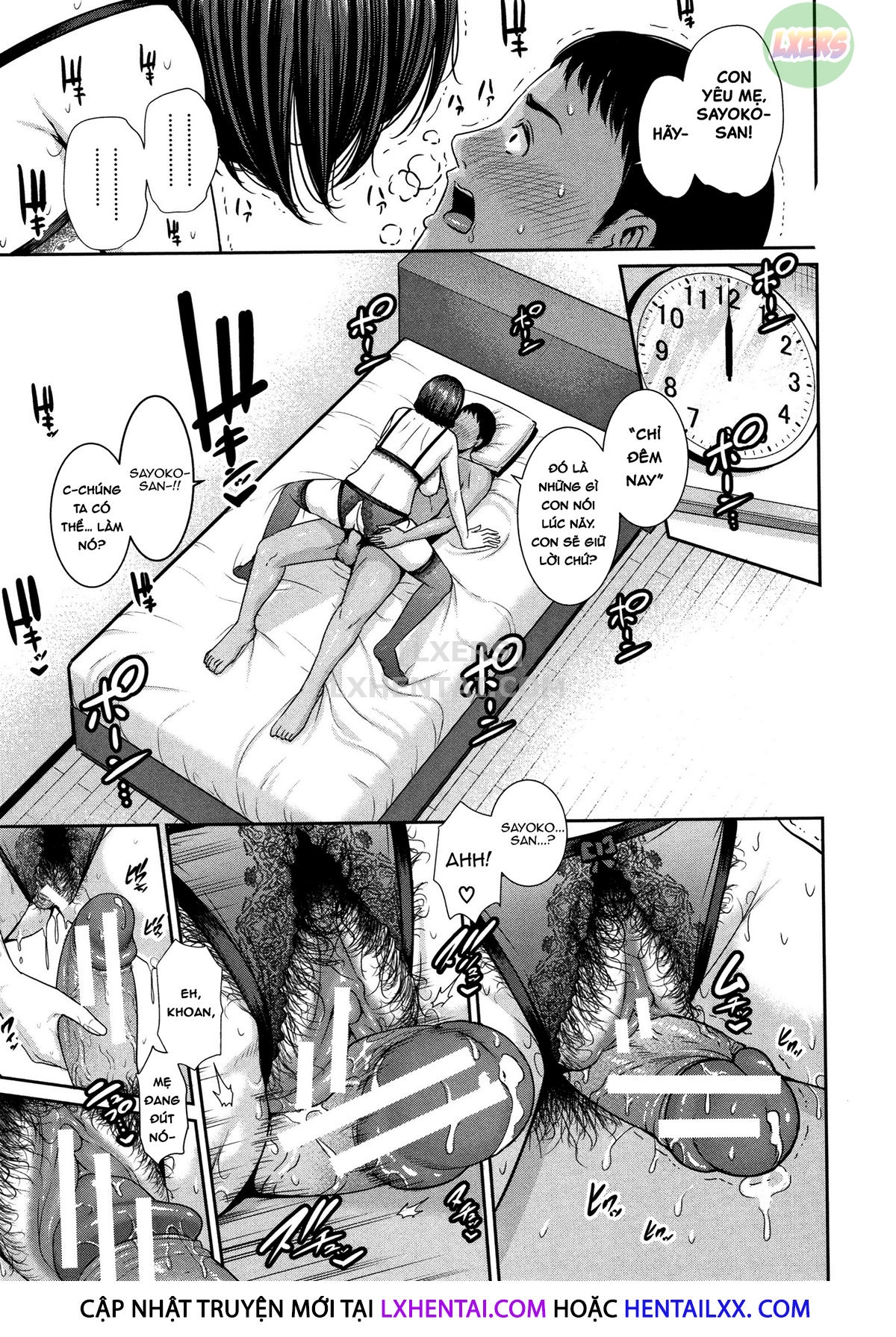 Đọc truyện hentai Drowning in Sex With Mom - Chap 2