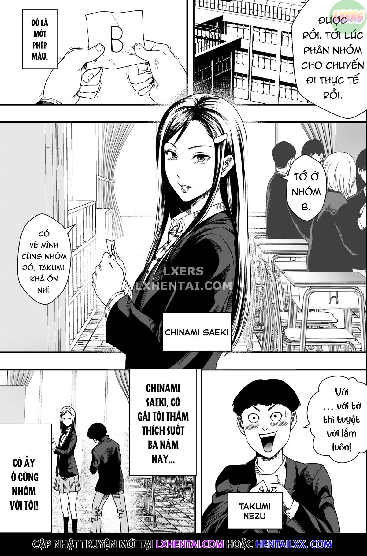 Đọc truyện hentai Field Trip with My First Crush and the Bad Crowd - Oneshot