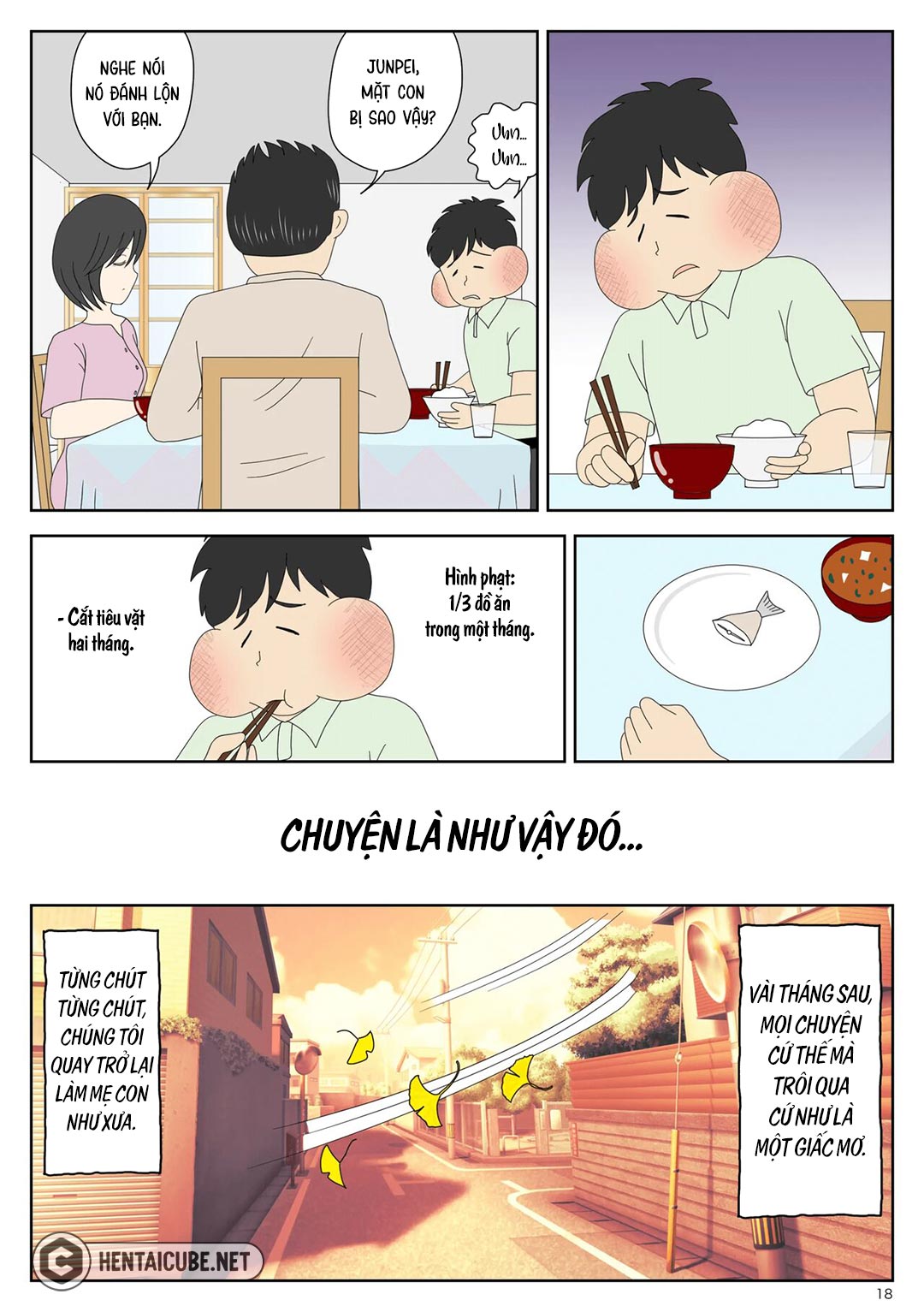 Đọc truyện hentai Bị mẹ phát hiện đang rình trộm thủ dâm - Chap 2 - Cha ở kế bên