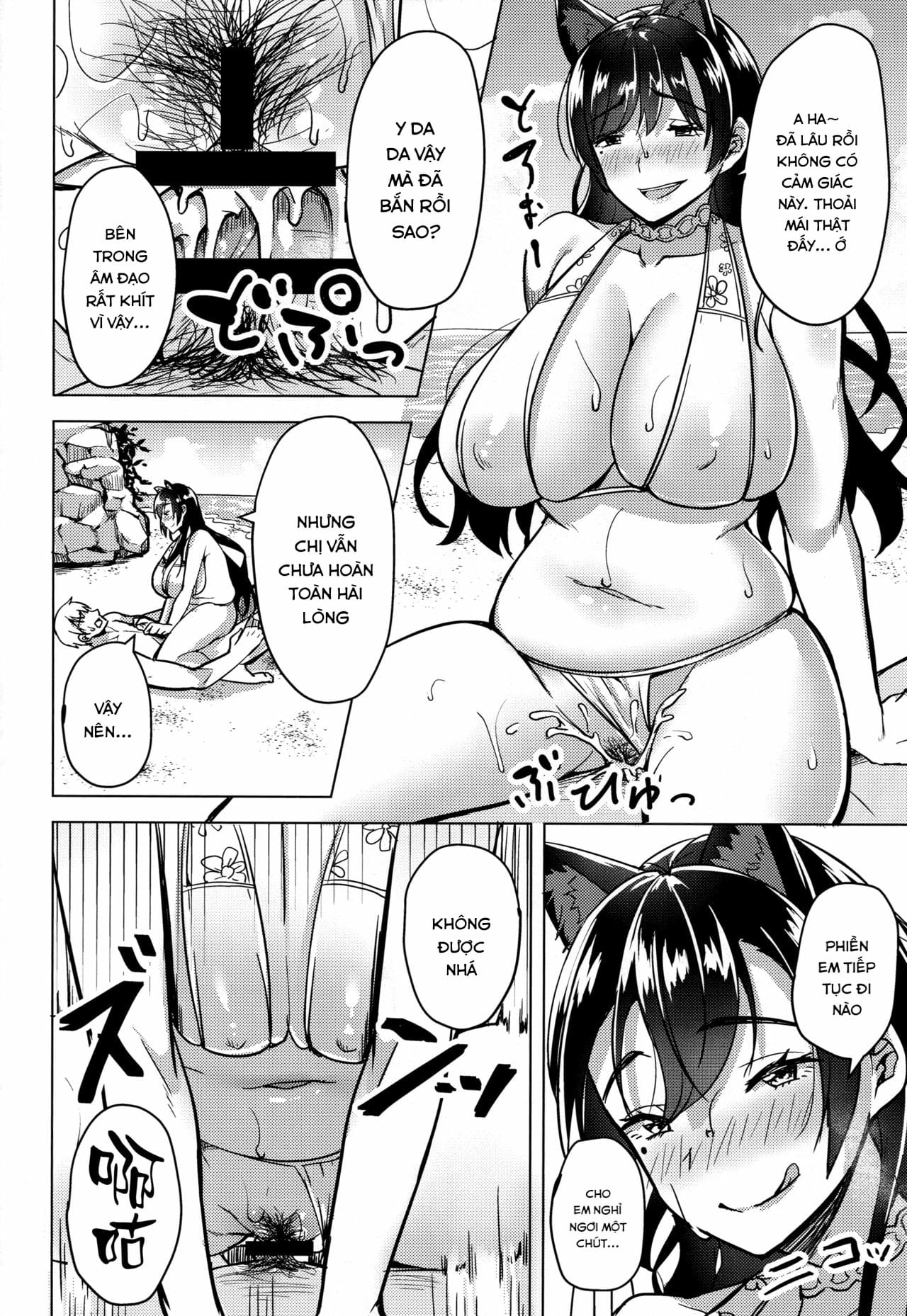 Đọc truyện hentai Hitozuma Wa Yokkyuu Fuman - Oneshot