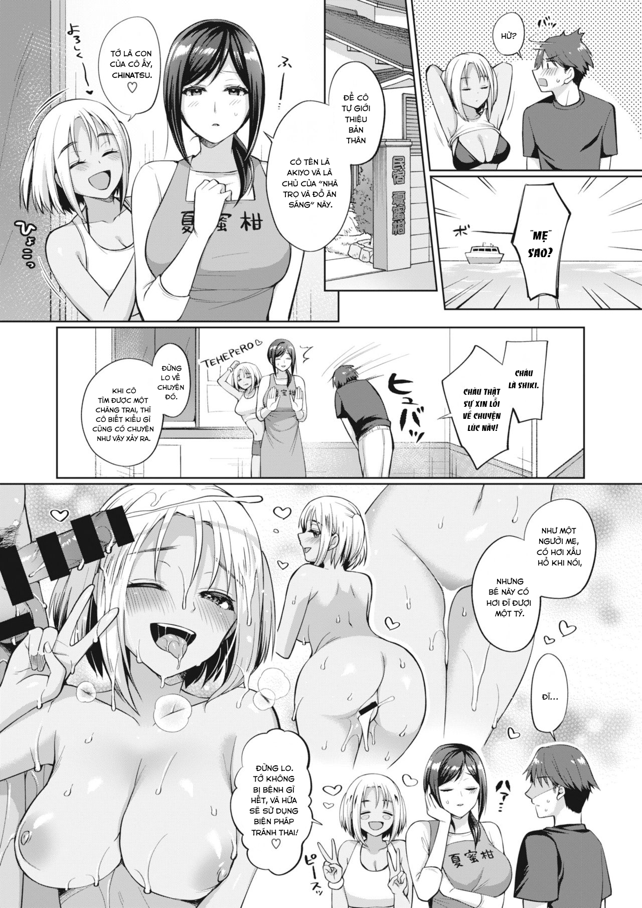 Đọc truyện hentai Tokonatsujima no Yuuwaku - Chap 1