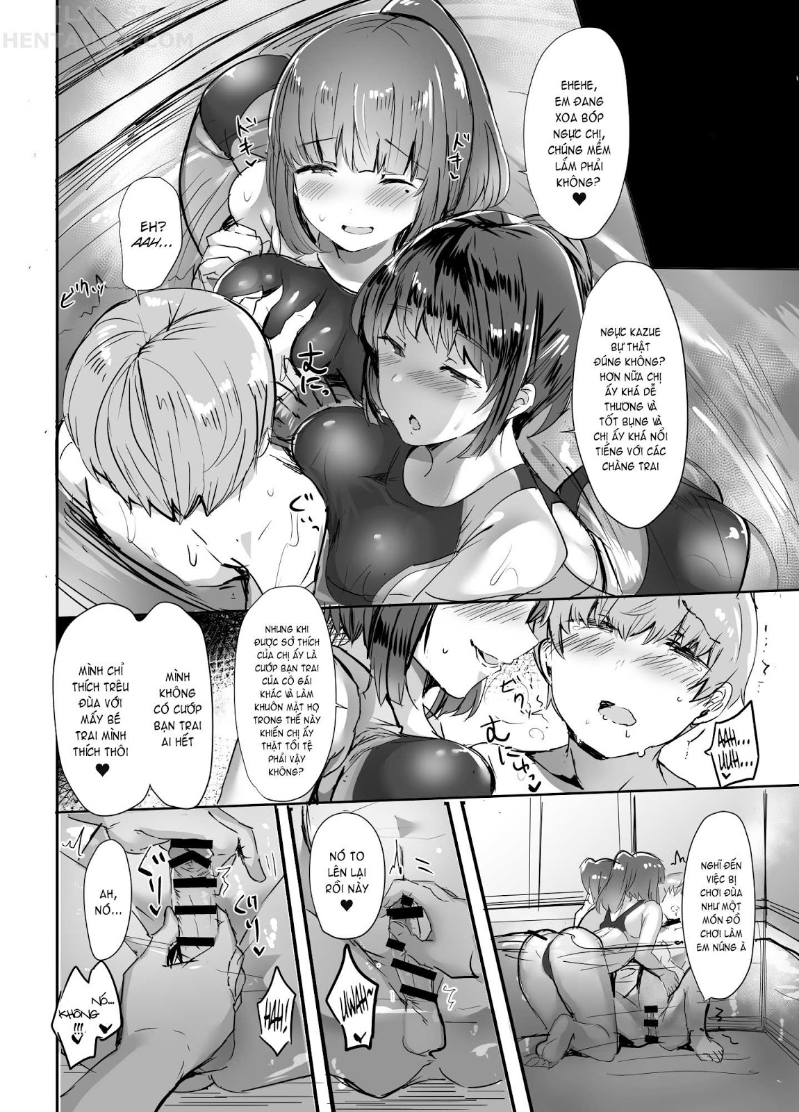 Đọc truyện hentai Kanojo No Bukatsu No Daibu Ijiwaru Na Senpai - Oneshot