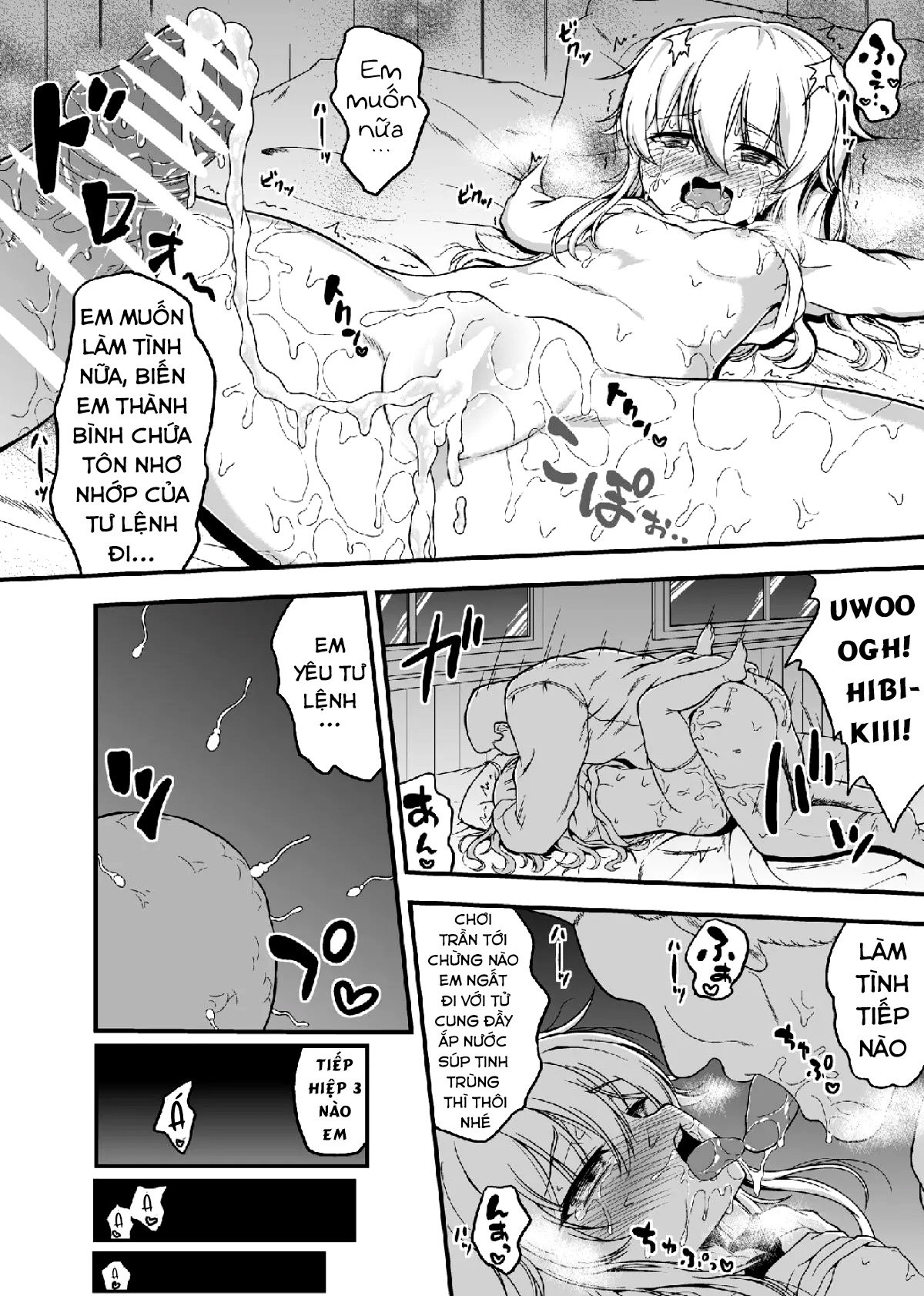 Đọc truyện hentai Cuộc chiến trong đêm của Hibiki và tình yêu - Oneshot