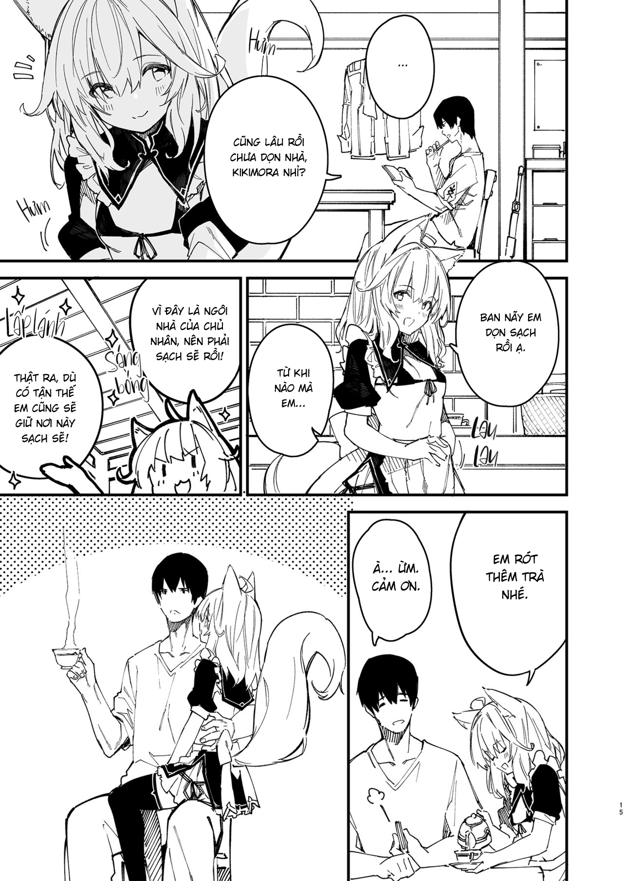 Đọc truyện hentai Sống Cùng Nàng Tai Thú - Chương 2