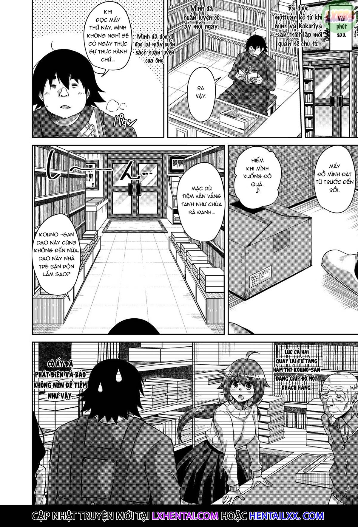 Đọc truyện hentai A Bitch Rose Shrouded In Books - Chap 3