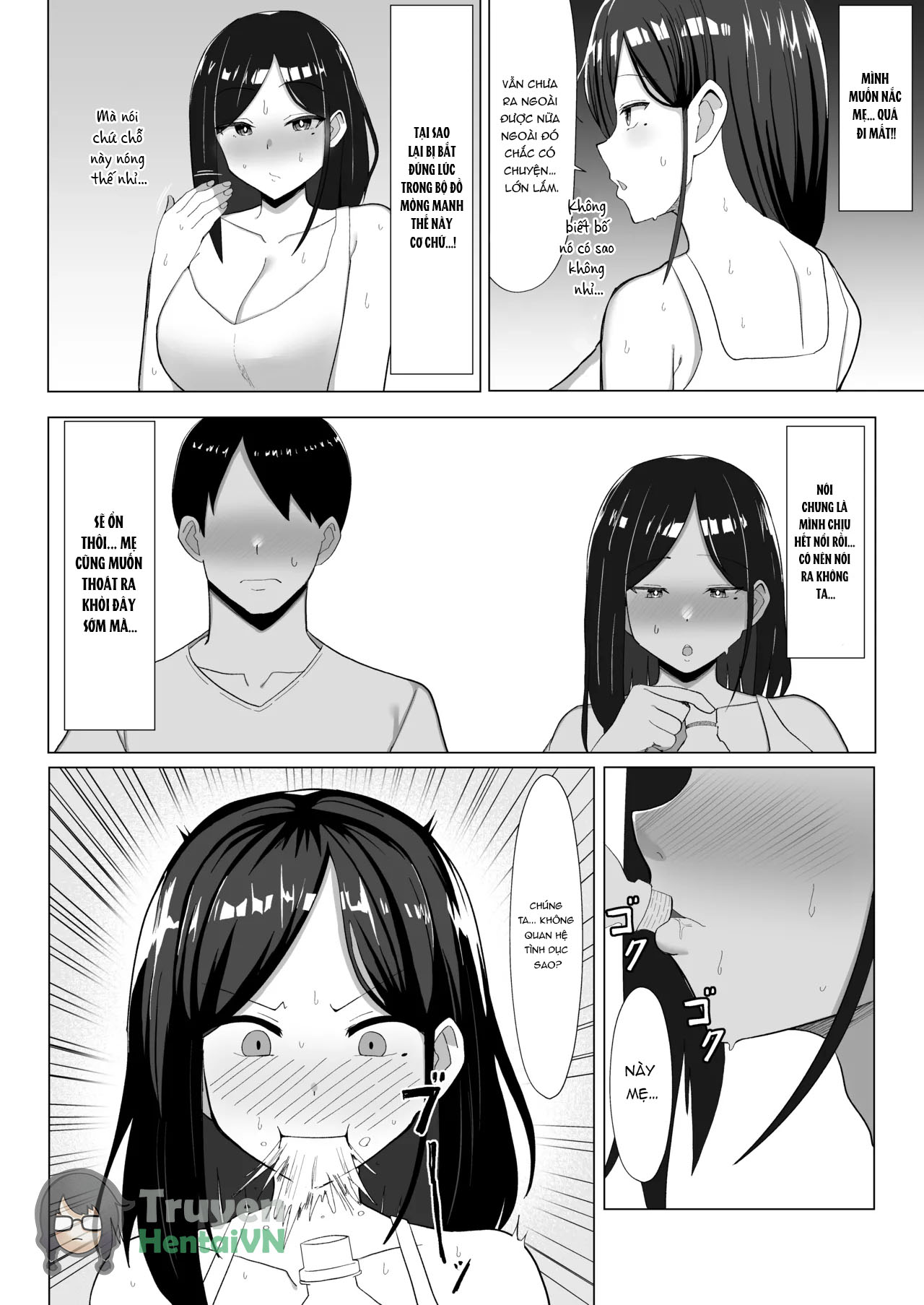 Đọc truyện hentai Kaa-chan to Sex Shinai to Derarenai Heya ~Kuchiurusai Haha to Hankouki no Ore~ - Oneshot