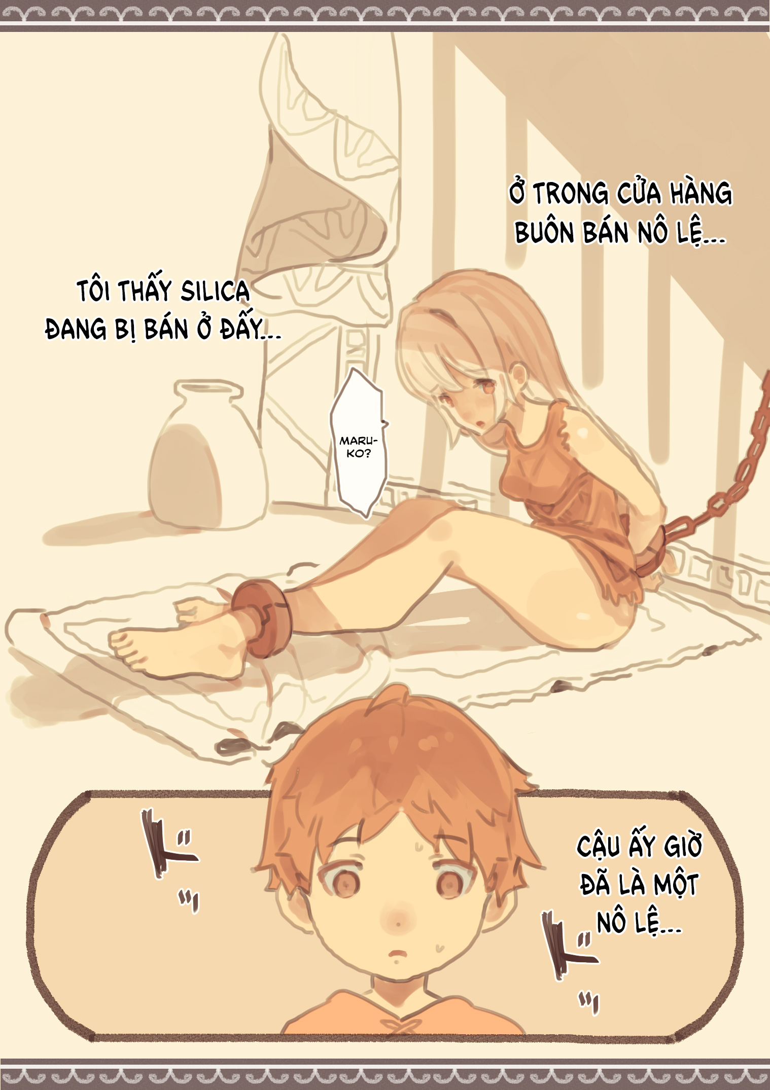 Đọc truyện hentai Cô Bạn Của Tôi Trở Thành Món Hàng Trong Chợ Nô Lệ - Oneshot