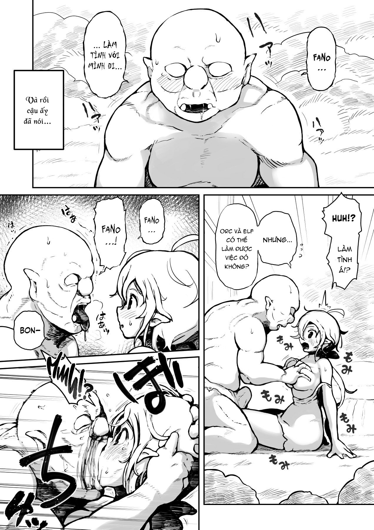 Đọc truyện hentai Elf và Orc là bạn thưở nhỏ - Oneshot