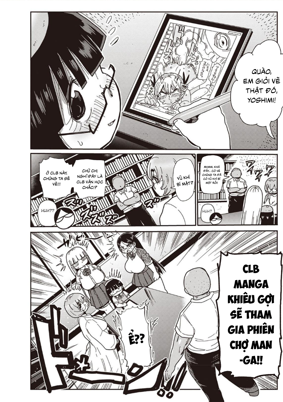 Đọc truyện hentai Innocent School's Ero-Manga Club - Chap 4