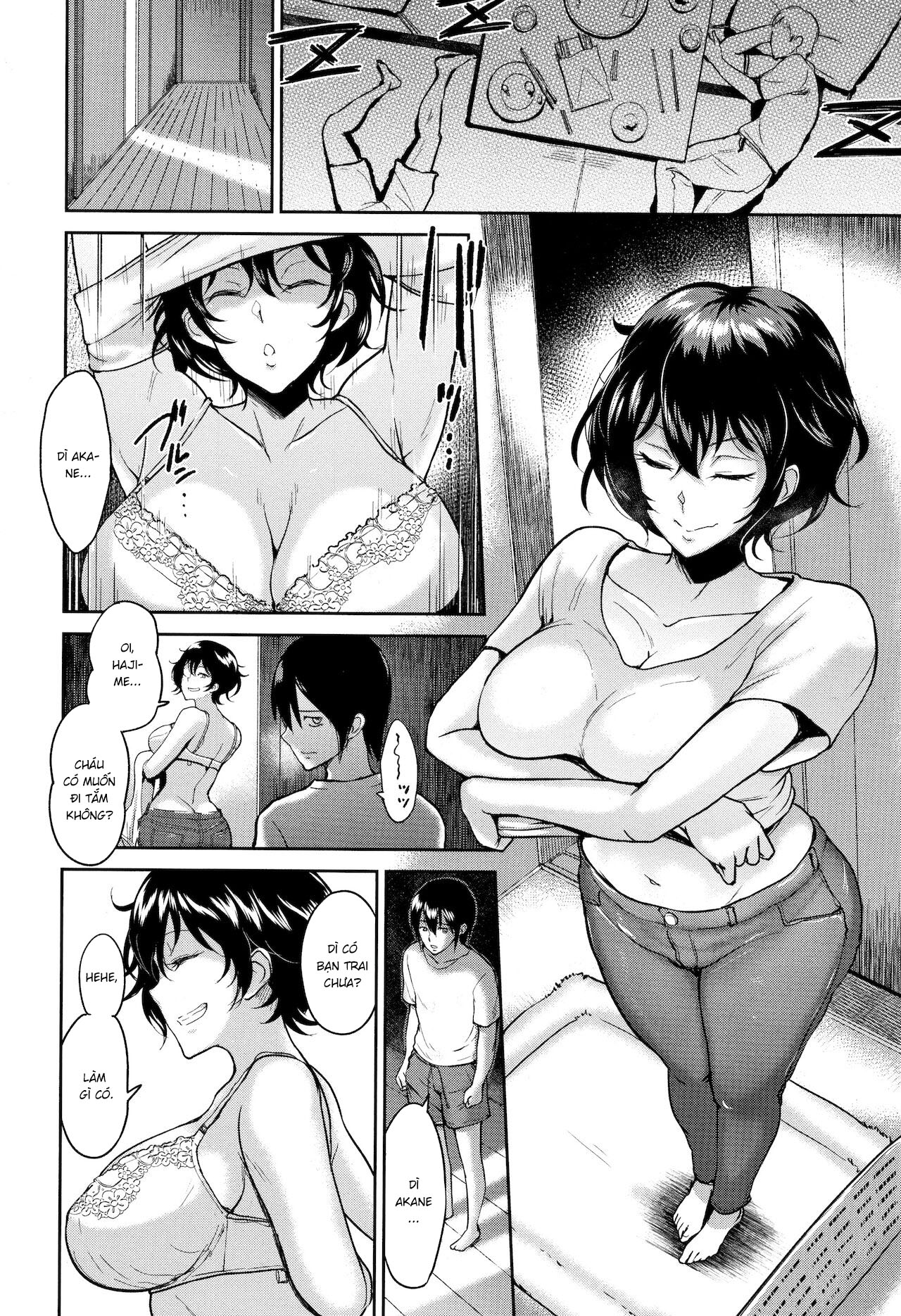 Đọc truyện hentai Dì Akane và tôi - Oneshot