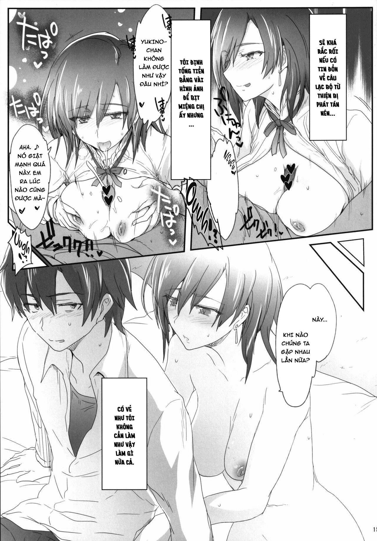 Đọc truyện hentai Houshi-bu no Seiteki na Katsudou no Seika - Oneshot