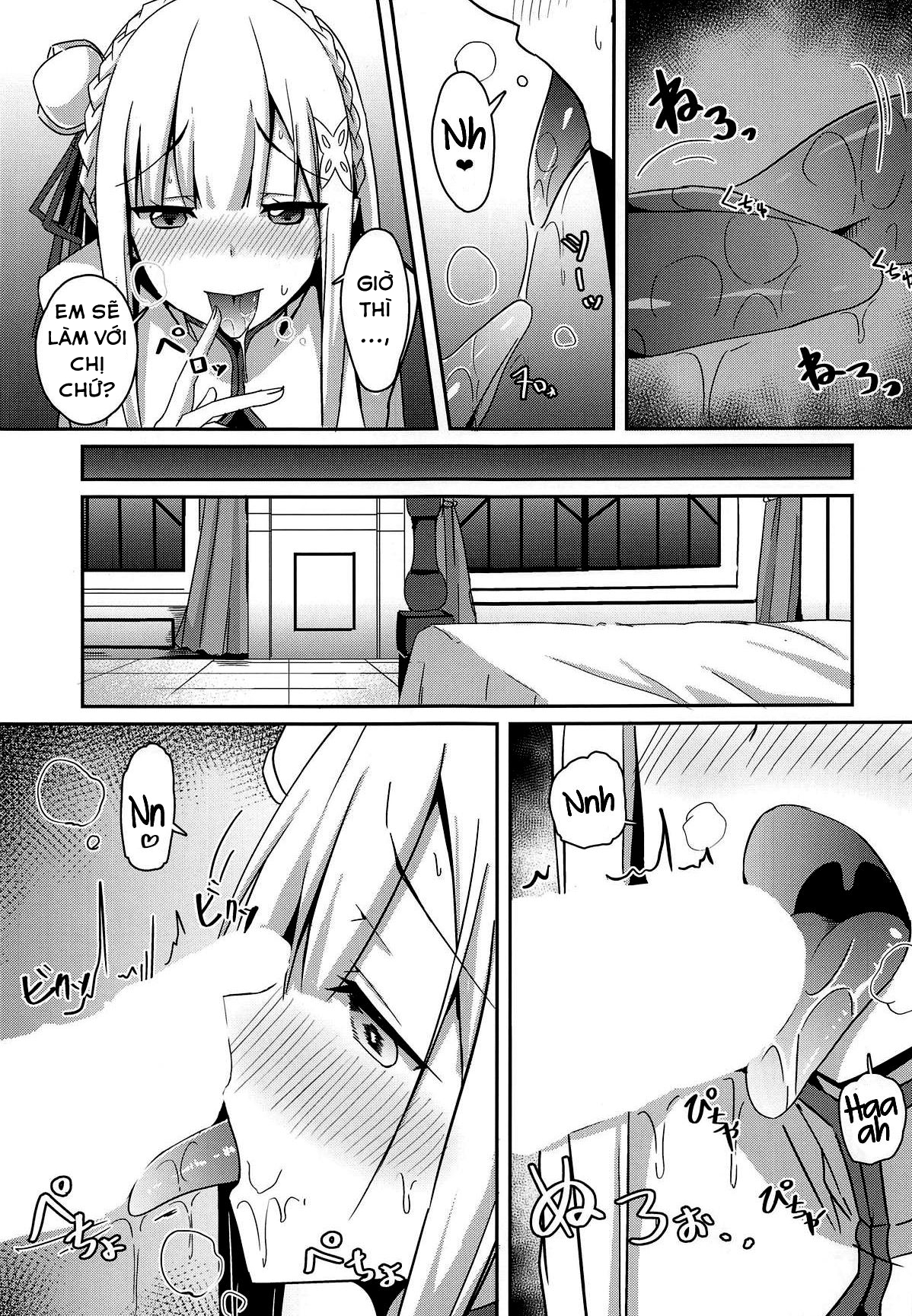 Đọc truyện hentai Majo no Nokoriga II (Re:Zero kara Hajimeru Isekai Seikatsu) - Oneshot