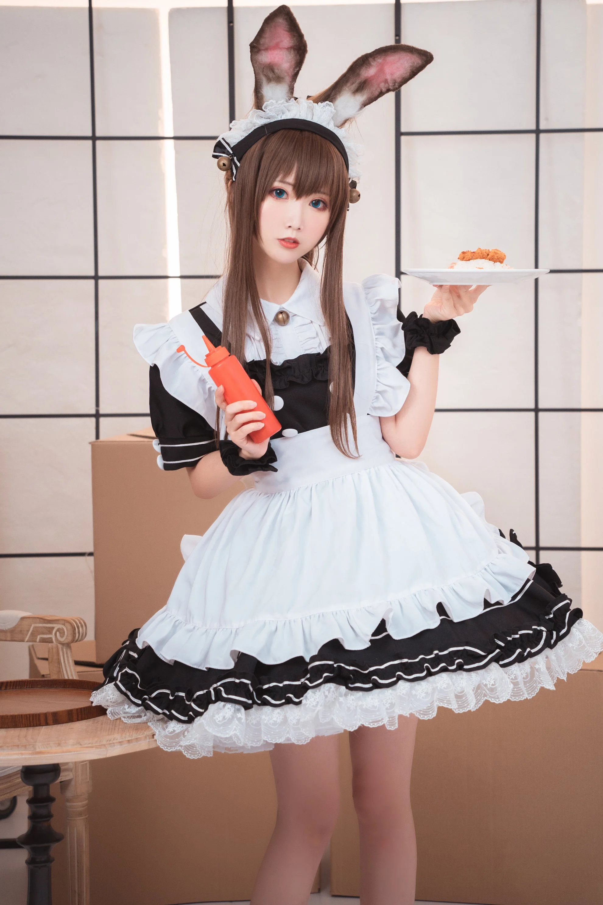 Đọc truyện hentai Tuyển tập Albums siêu phẩm Cosplay - Chap 879 - Noodle Fairy Ami Donkey Maid