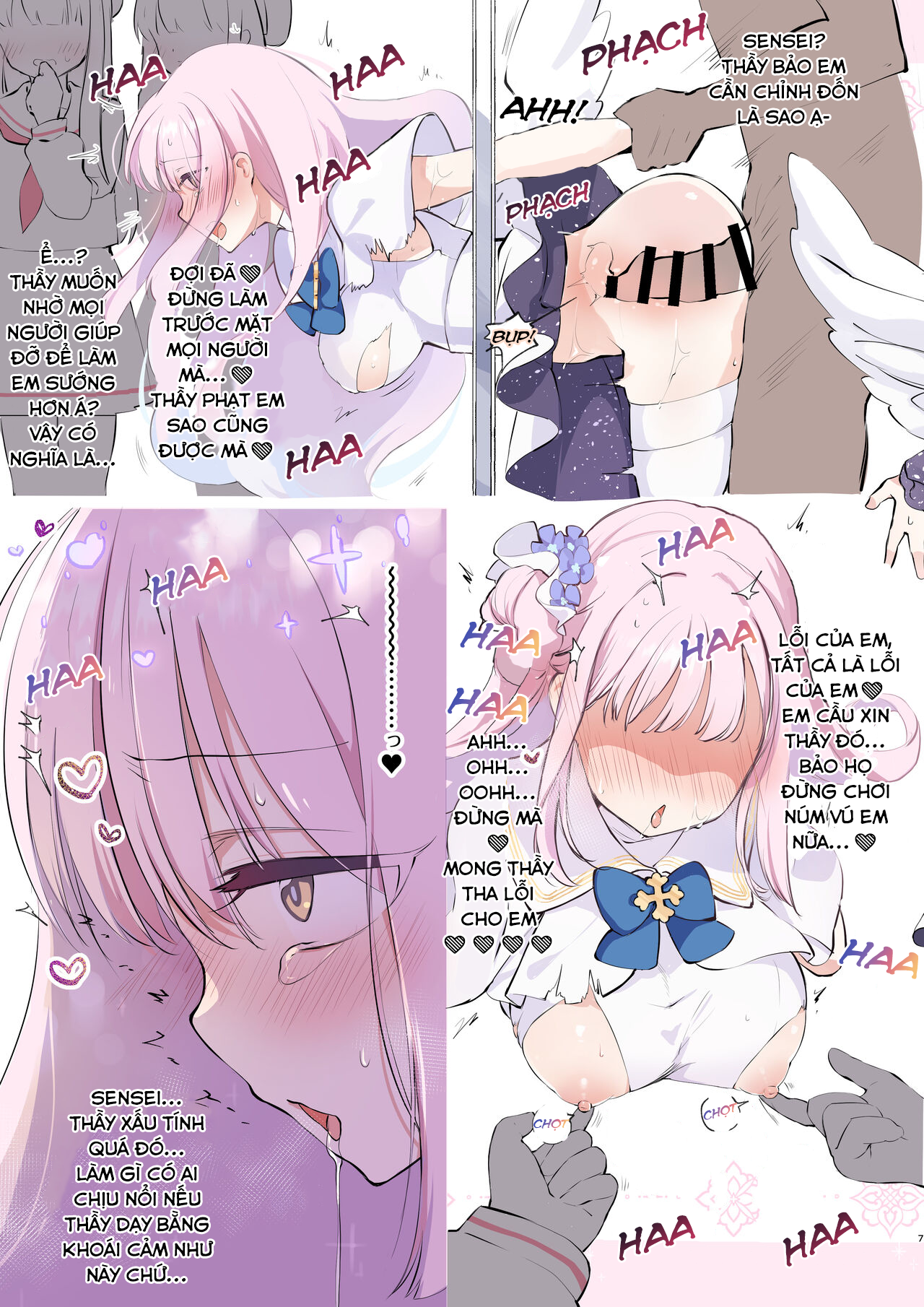 Đọc truyện hentai BluArch Kabeshiri-bu - Oneshot