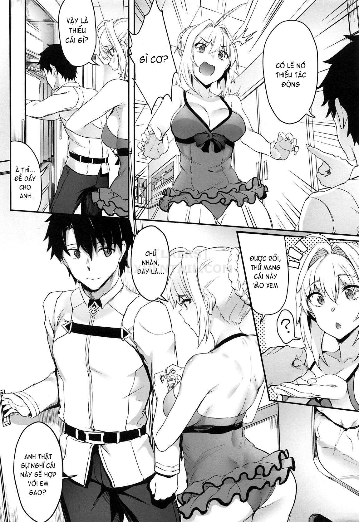 Đọc truyện hentai Koutei No Atarashii Mizugi - Oneshot