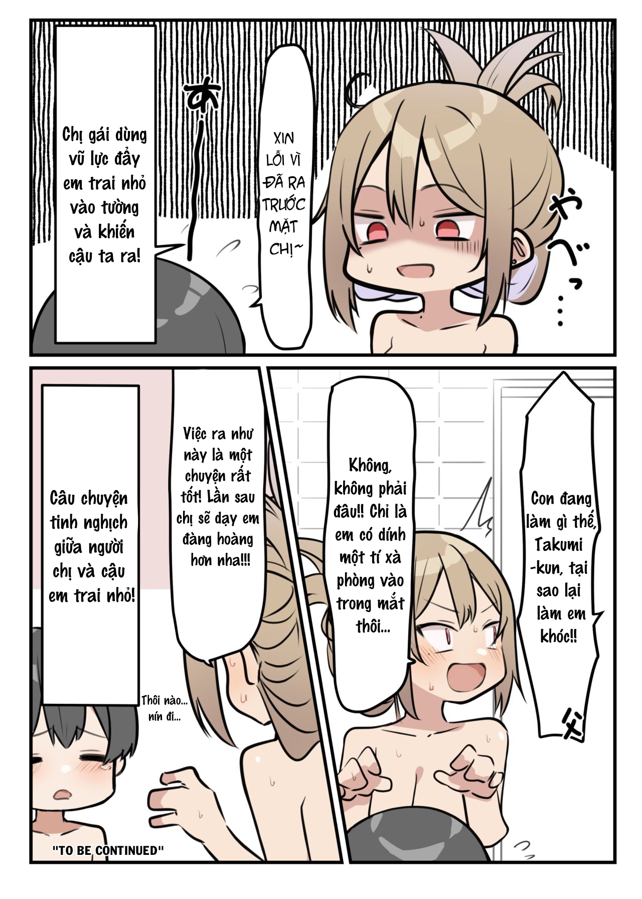 Đọc truyện hentai Saki-chan cùng cậu em trai shota - Chap 1