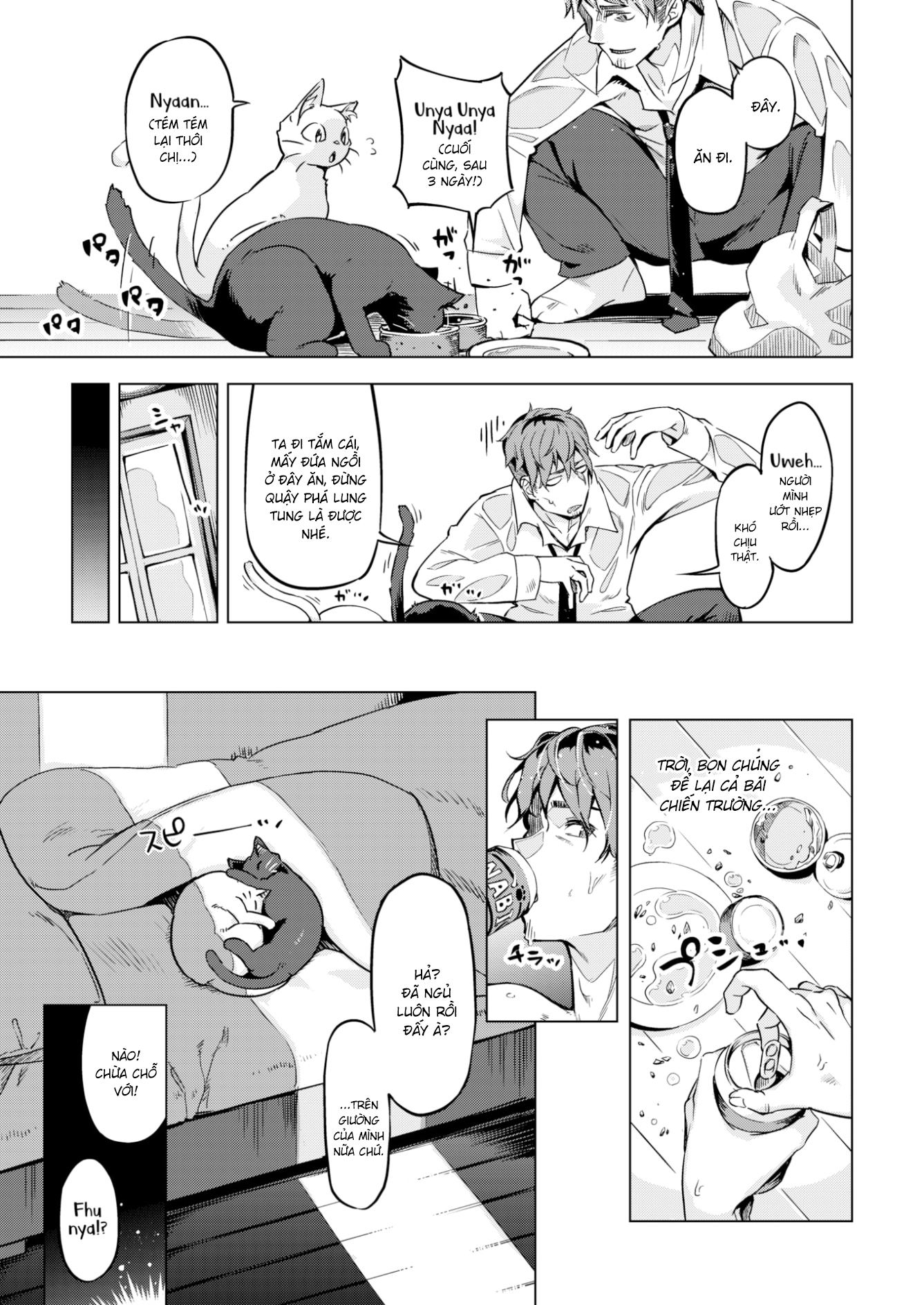 Đọc truyện hentai Hai Bé Mèo Lang Thang - Chap 1