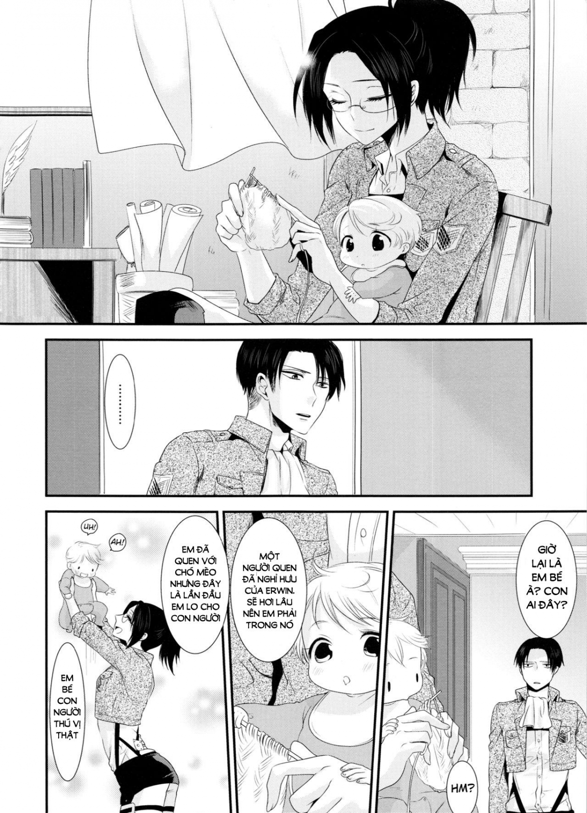 Đọc truyện hentai Kiss me once again (Shingeki no Kyojin) - Chap 2