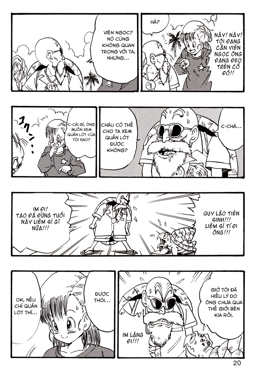 Đọc truyện hentai Những câu chuyện xấu hổ của Bulma - Chap 2 - Quy Lão Tiên Sinh giá lâm