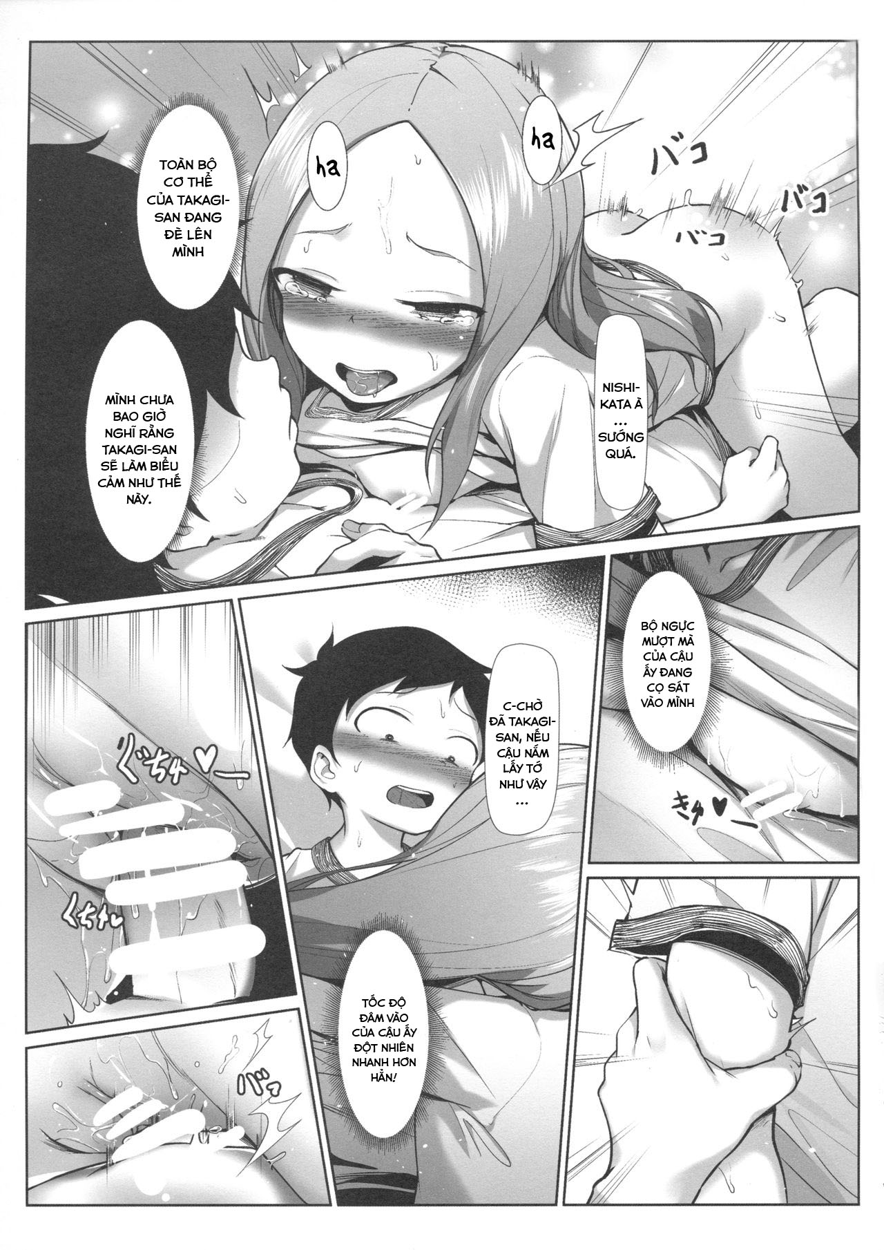 Đọc truyện hentai Hòa quyện cùng vị mồ hôi của Takagi-san - Oneshot