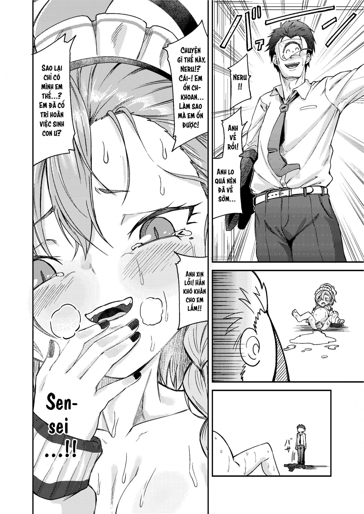 Đọc truyện hentai Lỗi em, thầy ơi...Em sắp sinh rồi! - Oneshot
