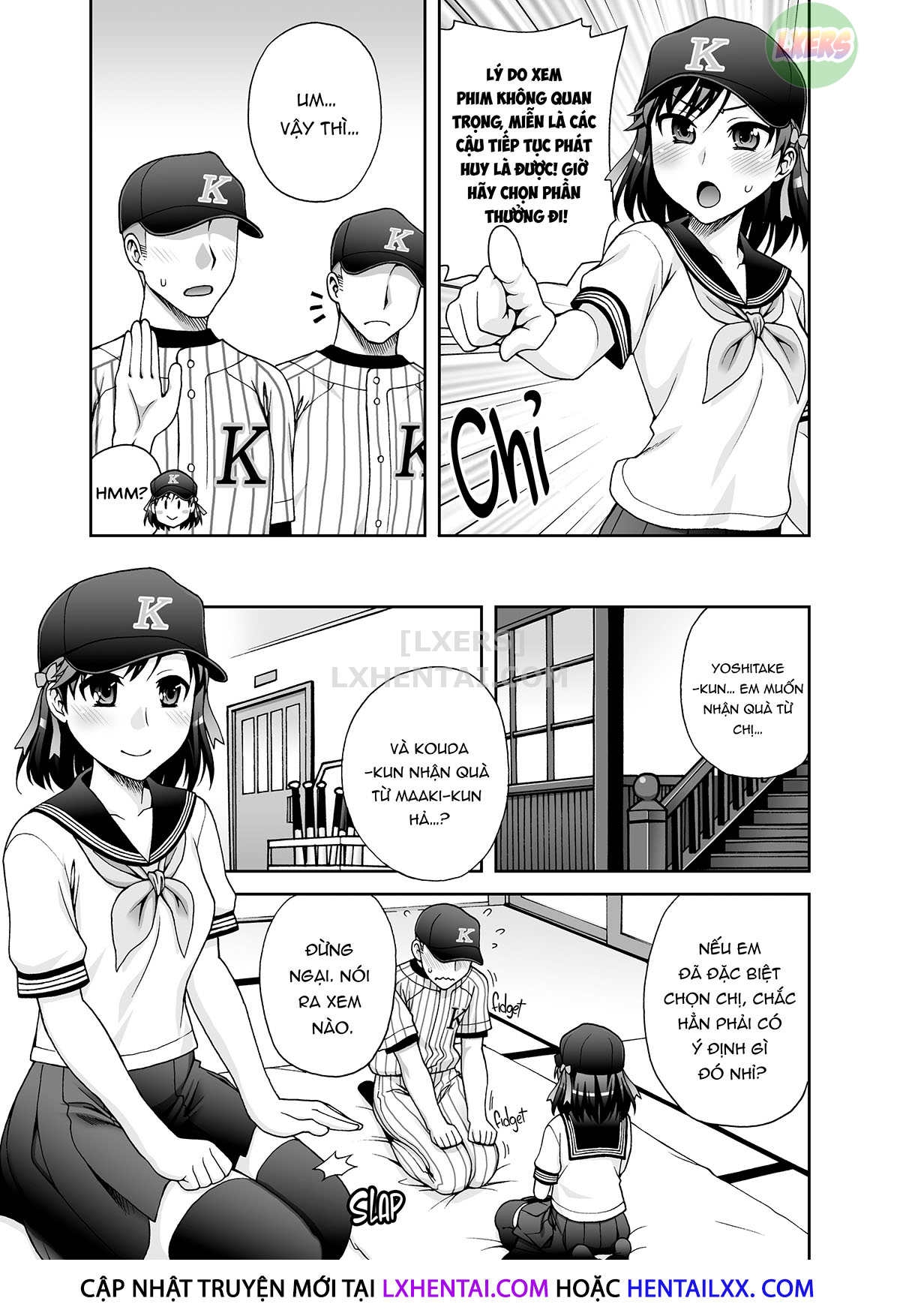 Đọc truyện hentai Manage! Let's Kiss!! - Oneshot