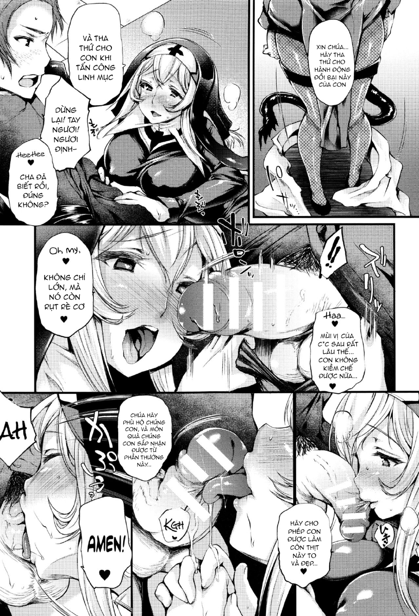 Đọc truyện hentai Sakusaku Meat Pie - Chap 2 - Khi nhà thờ không còn là chốn linh thiêng