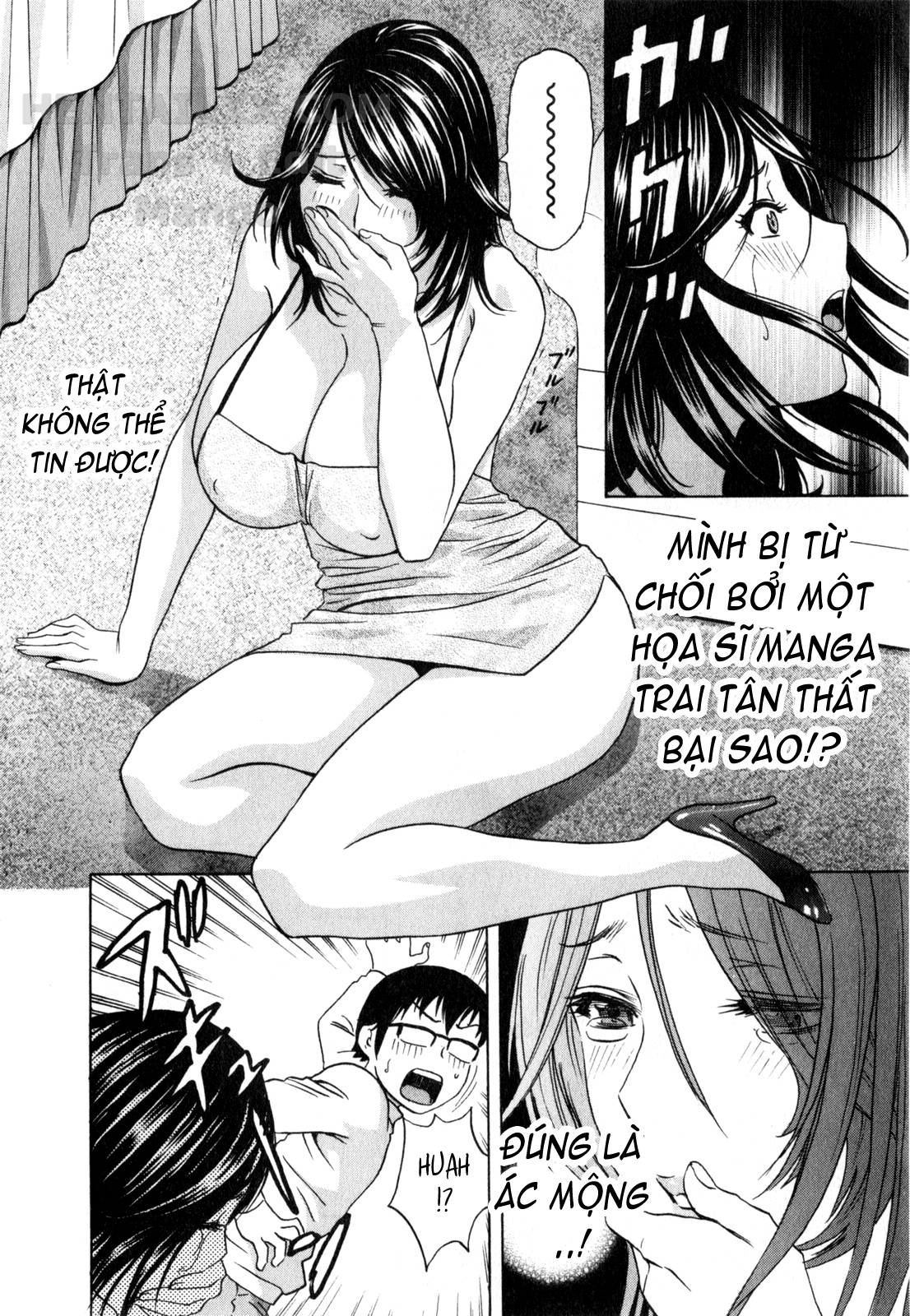 Đọc truyện hentai Life With Married Women Just Like A Manga - Chap 22