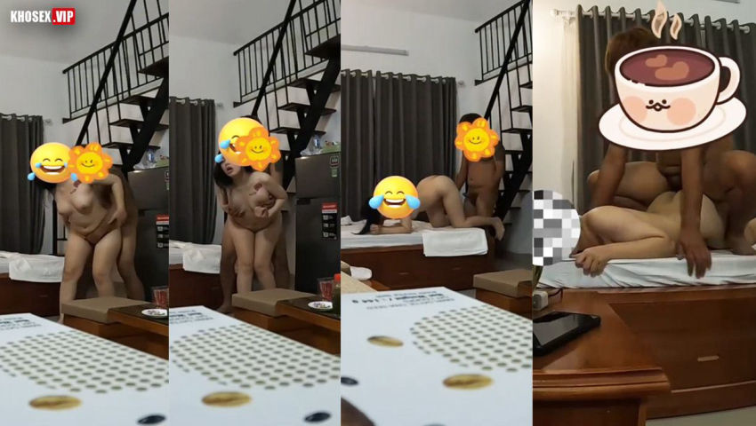 Đưa em sinh viên vú to lên villa để địt nát lồn em nó mà thôi