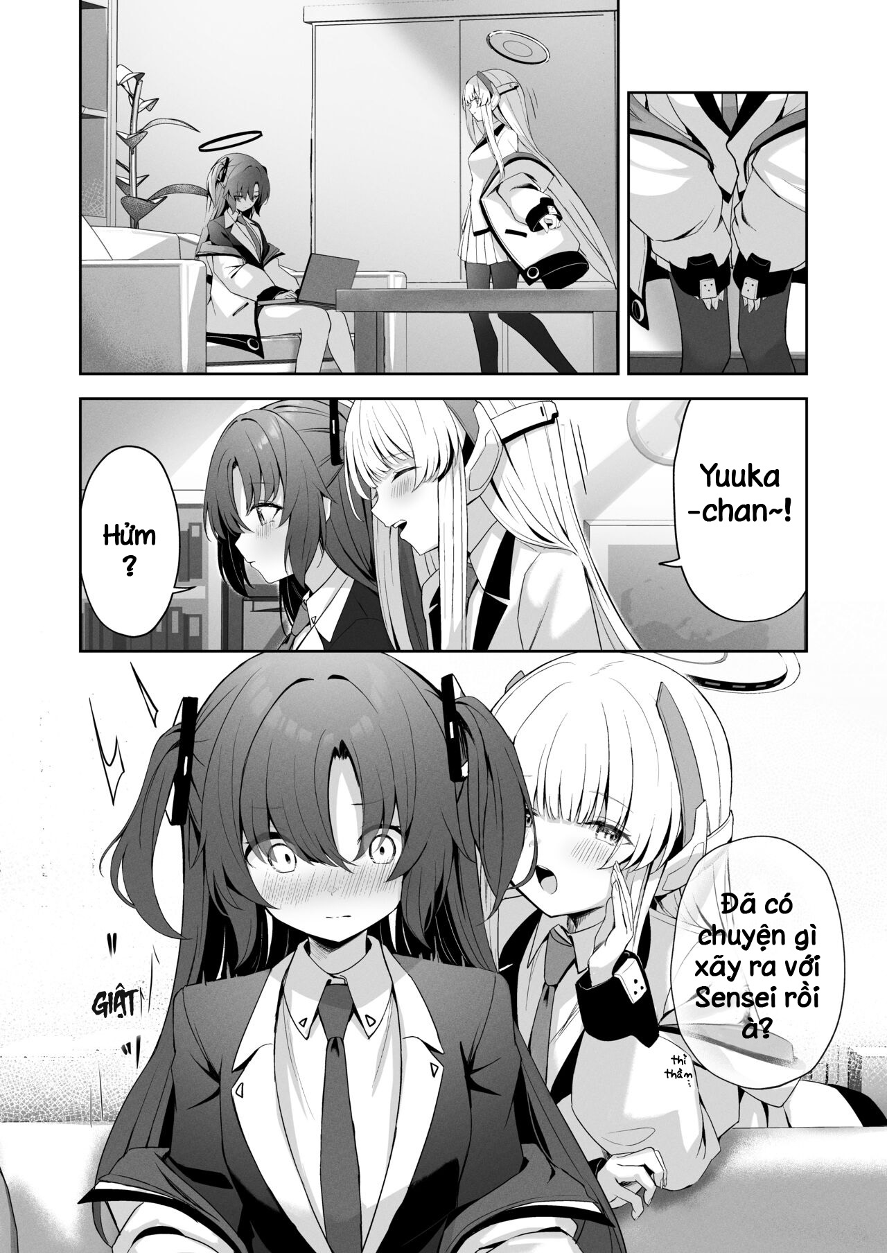 Đọc truyện hentai Noa nhận thấy Yuuka và Sensei ngày càng thân thiết - Oneshot