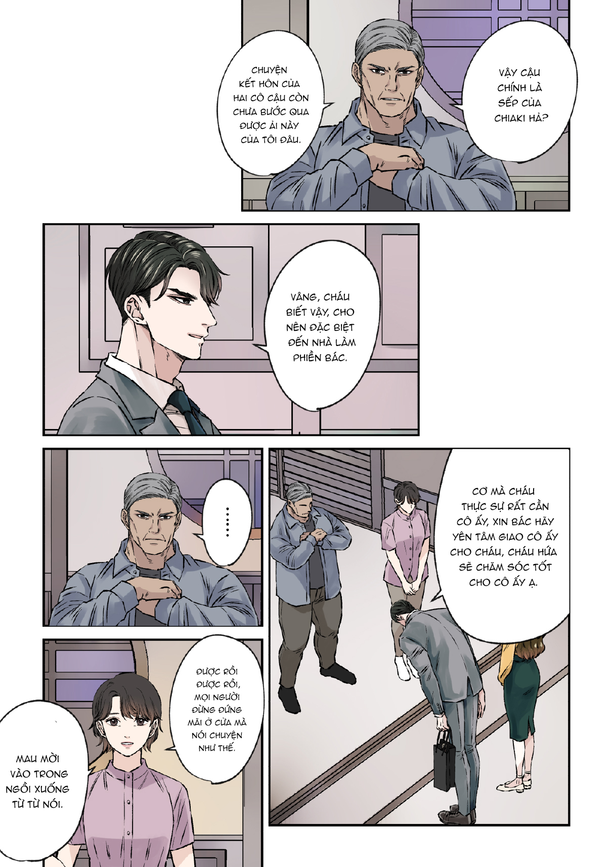 Đọc truyện hentai Boss ưu tú lại bị cha của vị hôn thê cưỡng hiếp - Chap 1