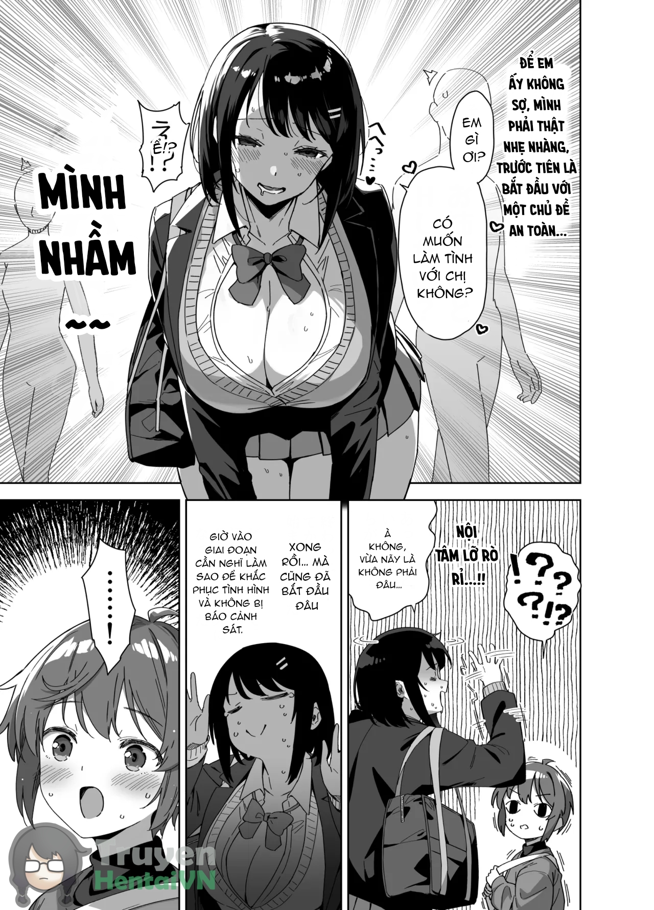 Đọc truyện hentai Boku Nerai no Ecchi na Dekkai Onee-san - Oneshot