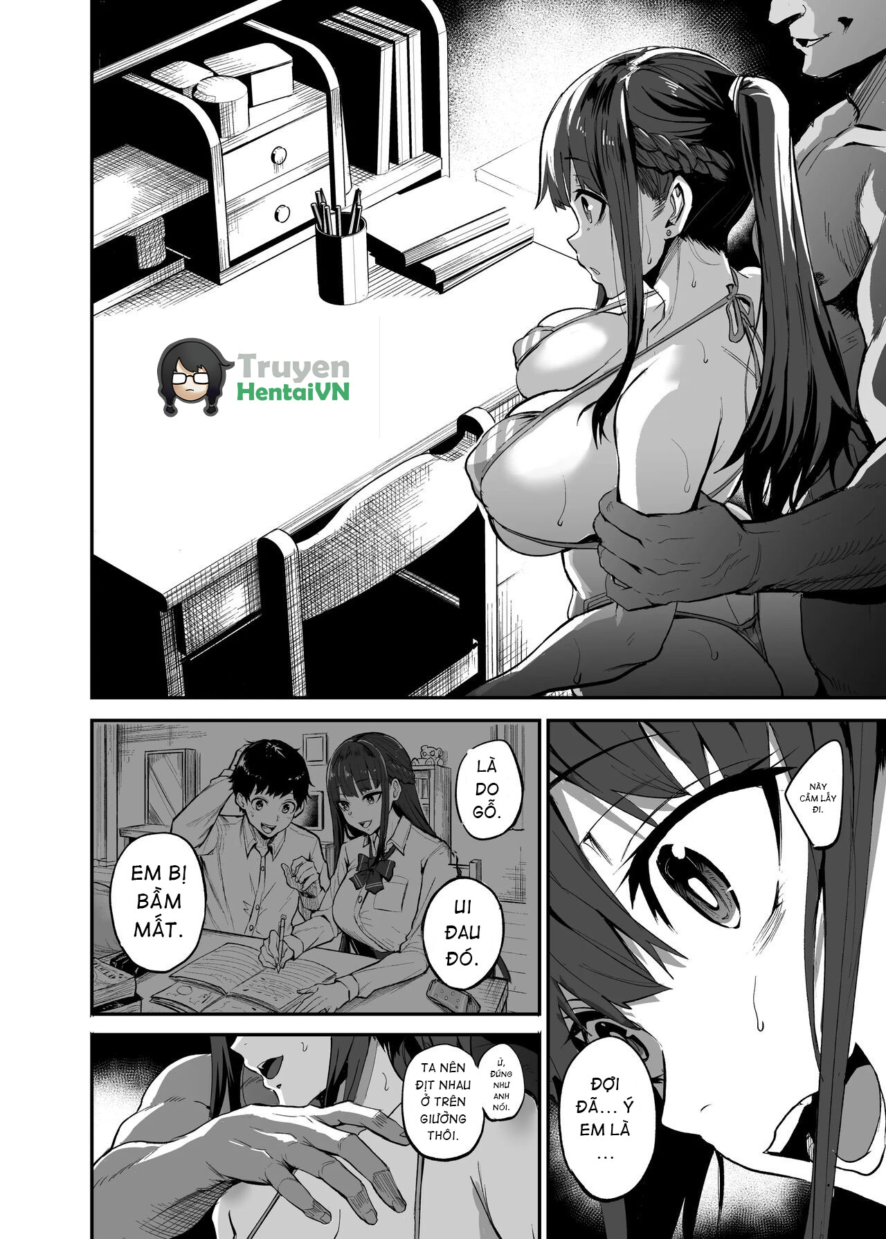 Đọc truyện hentai Kanojo ga Gaikokujin ni Netorareru Manga Ouchi Fuck Hen - chap 4