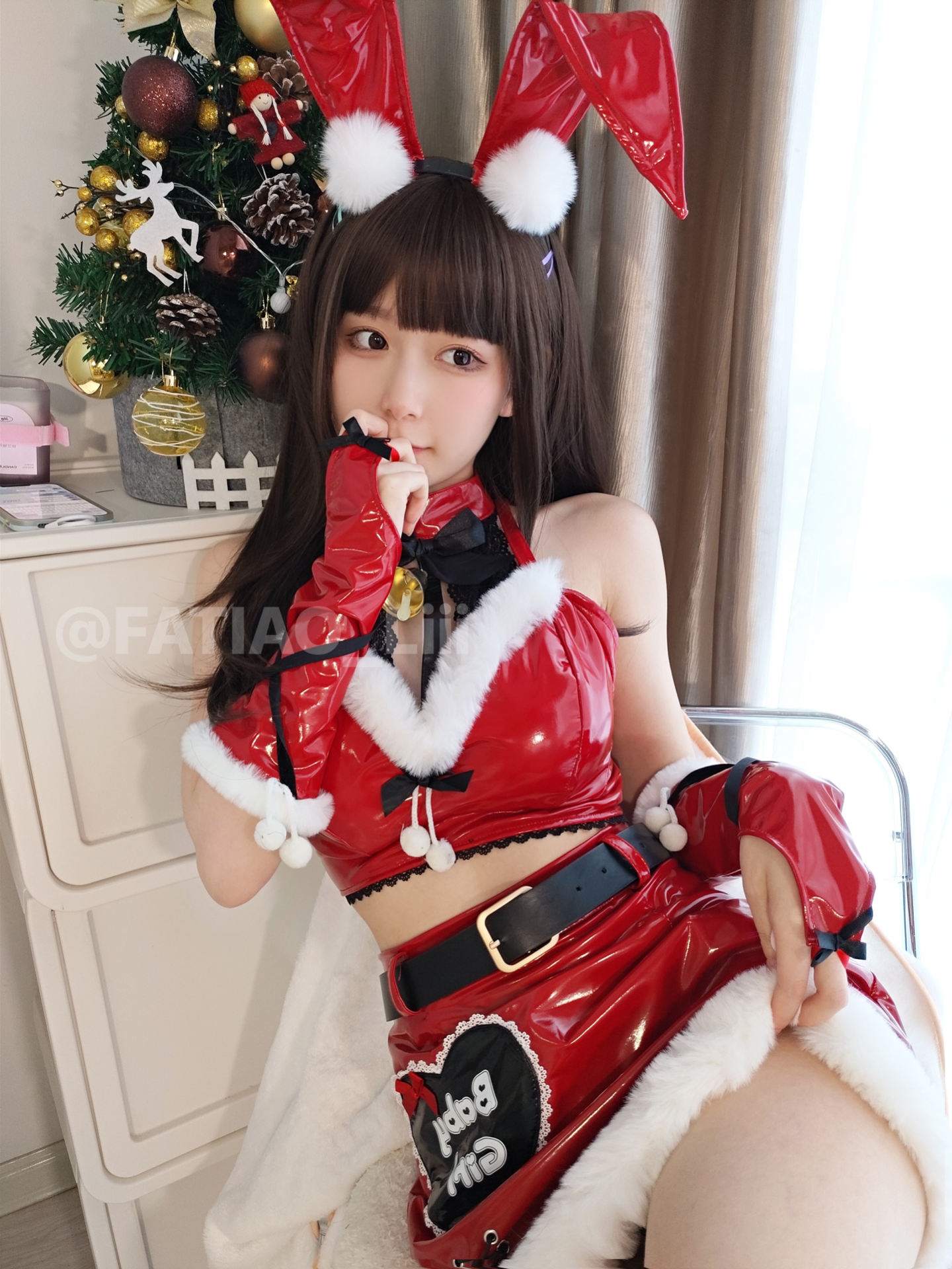 Đọc truyện hentai Tuyển tập Albums siêu phẩm Cosplay - Chap 331 - (Kajo girl) – Snowy Christmas