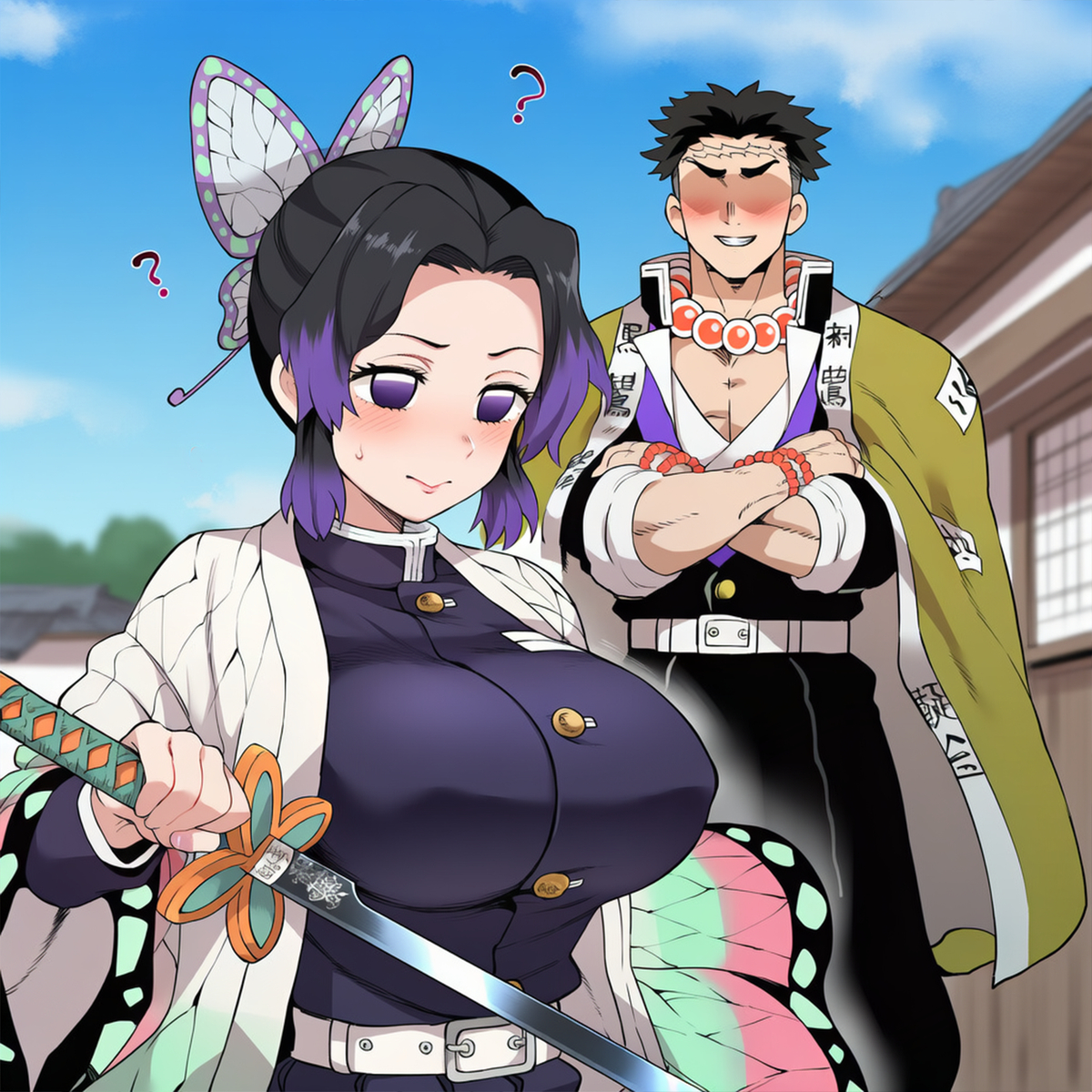 Đọc truyện hentai Tuyển tập Albums Art hentai - Chap 690 - Kochou Shinobu Vs Himejima
