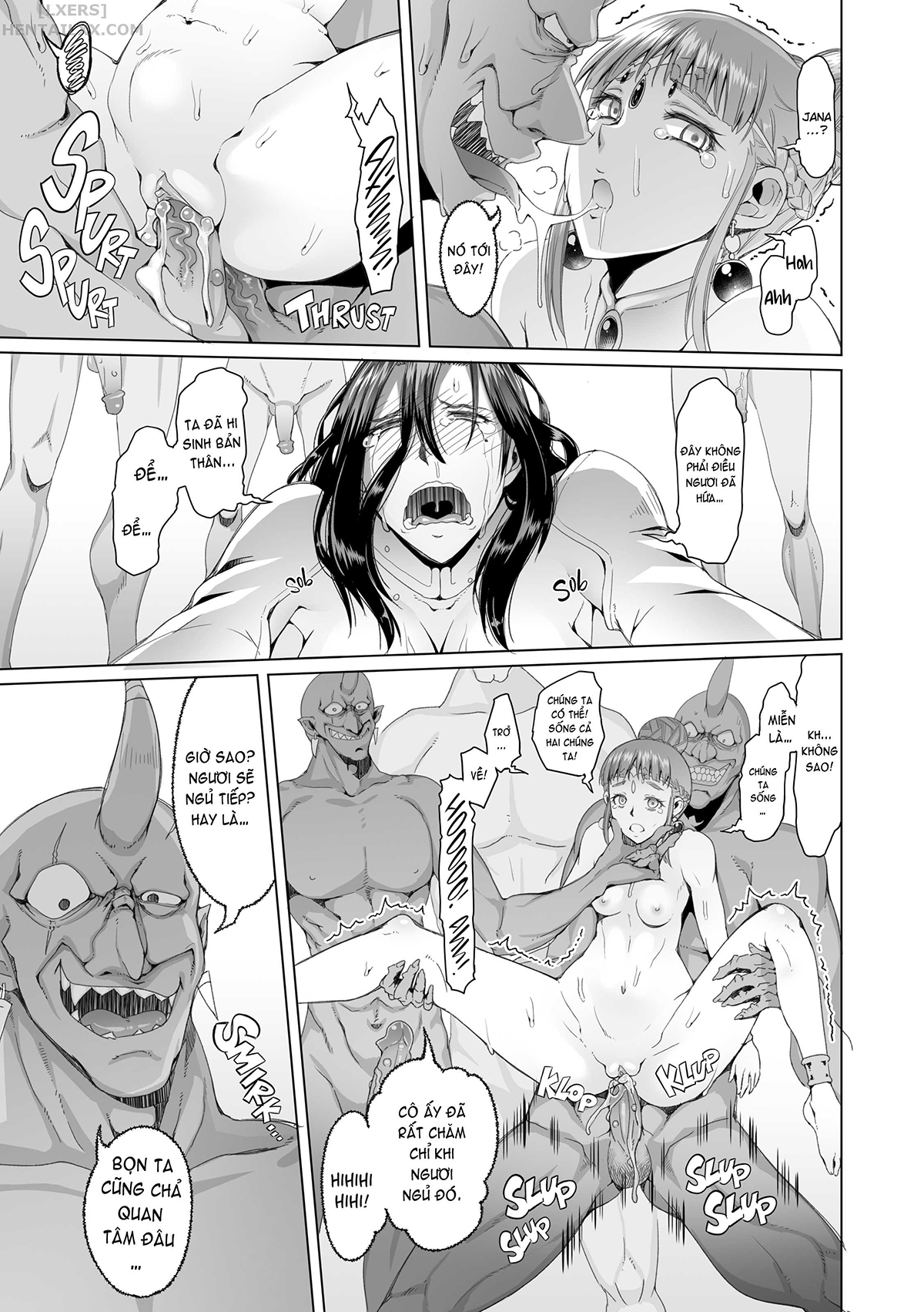 Đọc truyện hentai Maidens of Steel - Chap 5 - The Dark Ogres and the Young Ladys Guardian Knight (Part 2)