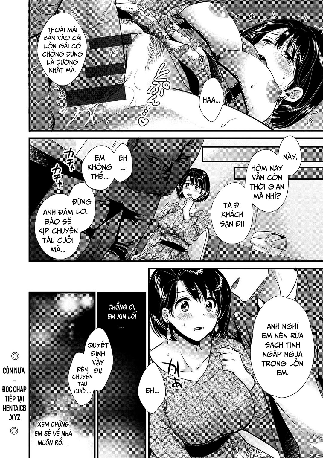 Đọc truyện hentai Hãy giữ bí mật với chồng tôi nha! - Chap 3