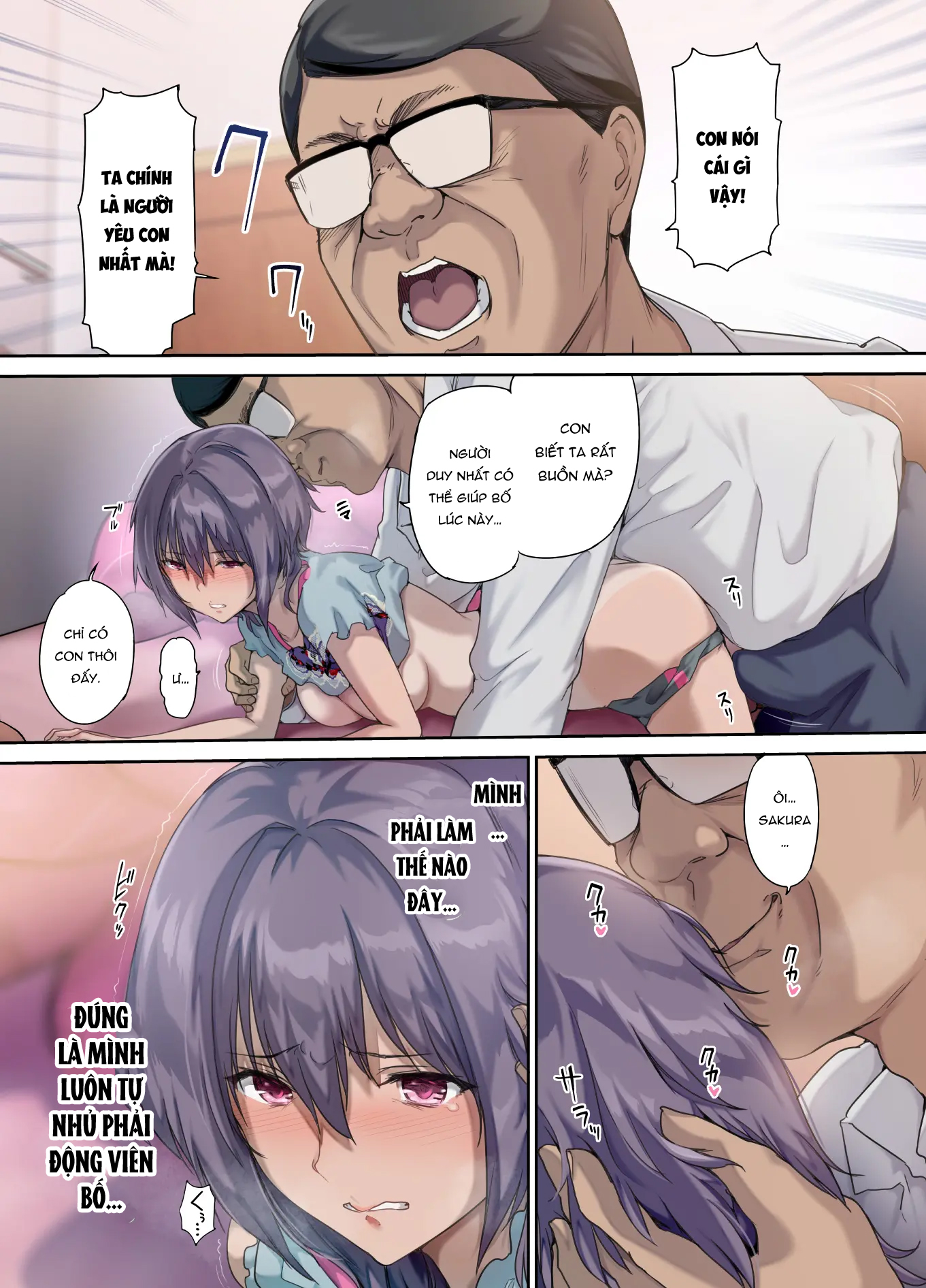 Đọc truyện hentai Con gái được thụ tinh trong phòng ngủ của cặp đôi - Chap 1