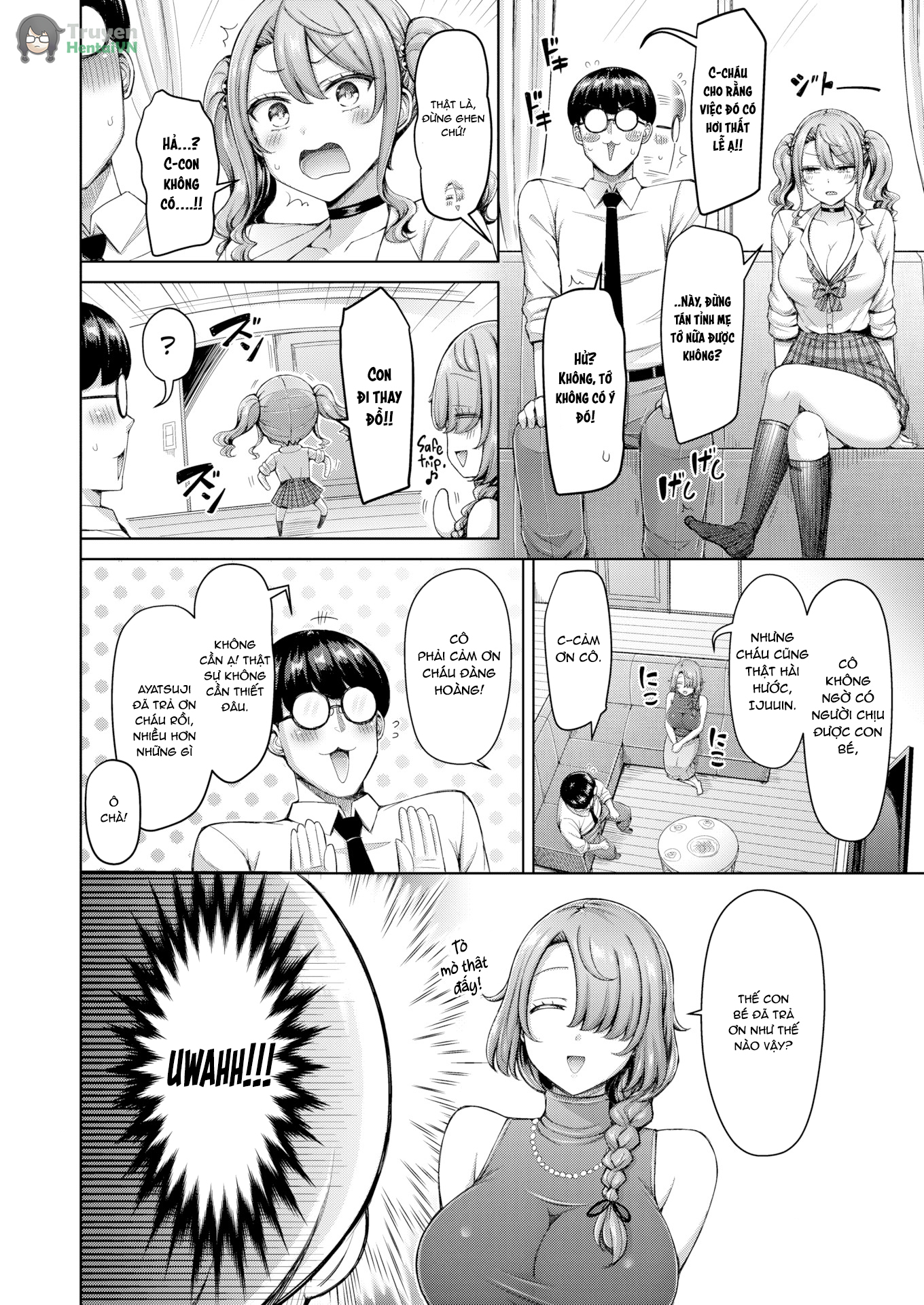 Đọc truyện hentai Nàng Gyaru và mẹ của cô ấy - Oneshot