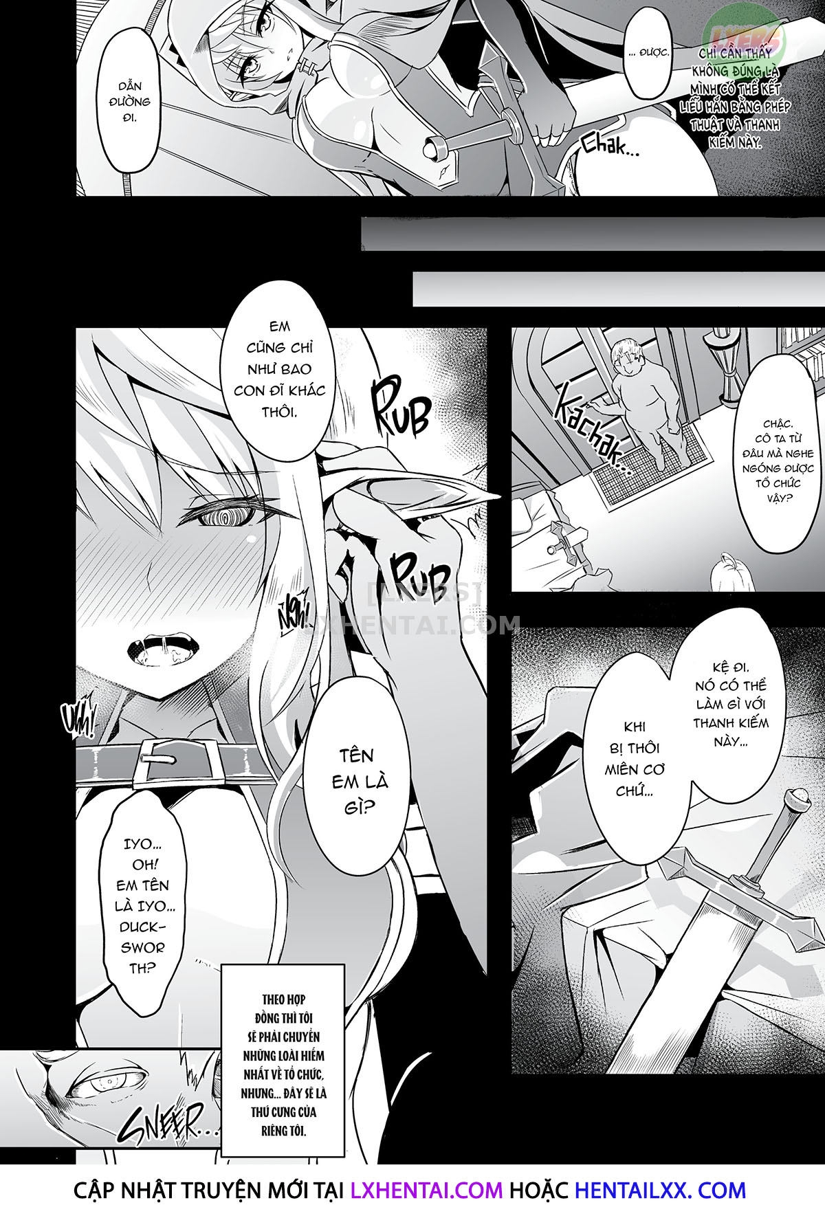 Đọc truyện hentai Nàng Elf chạy trốn - Chap 3