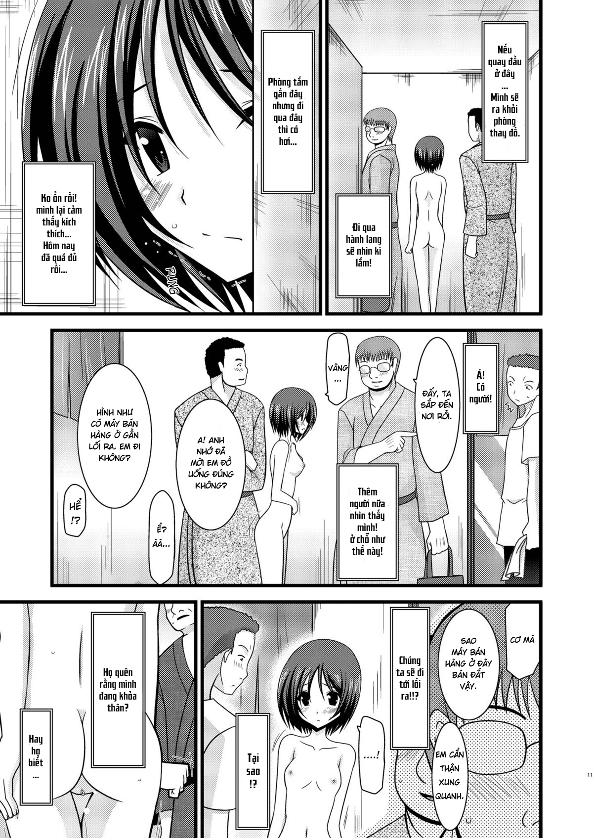 Đọc truyện hentai Cô gái thích khoả thân - Chap 2