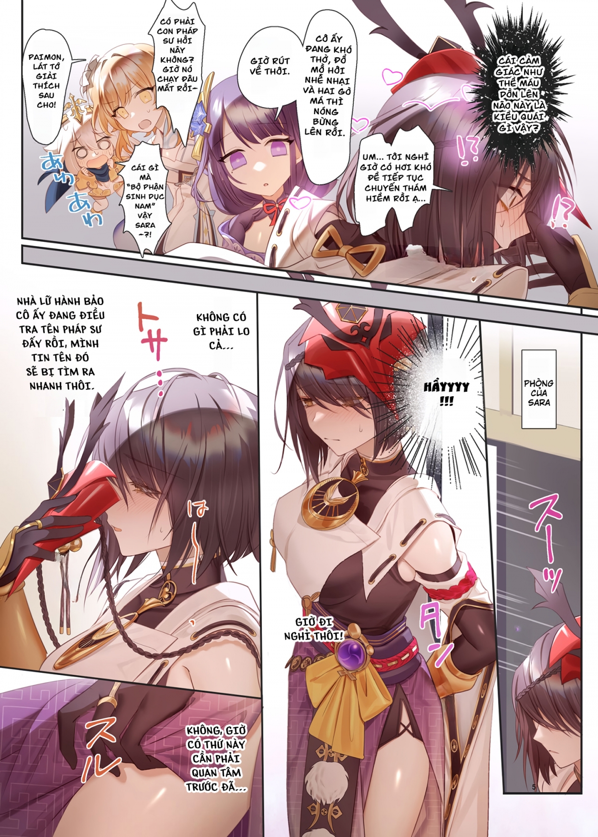 Đọc truyện hentai Futanari Sara chan Muchu Ecchi de Datsu doutei - 1 bắn là nằm