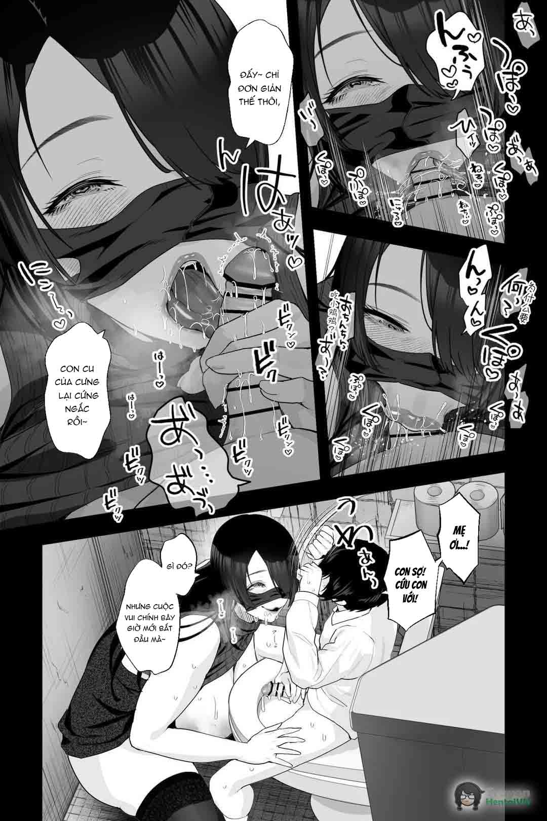 Đọc truyện hentai Stalker Oba-san to Onapetto no Boku ~Inran Nekura Kyo Onna Manko ni Shiboritorareru Hibi~ - Oneshot