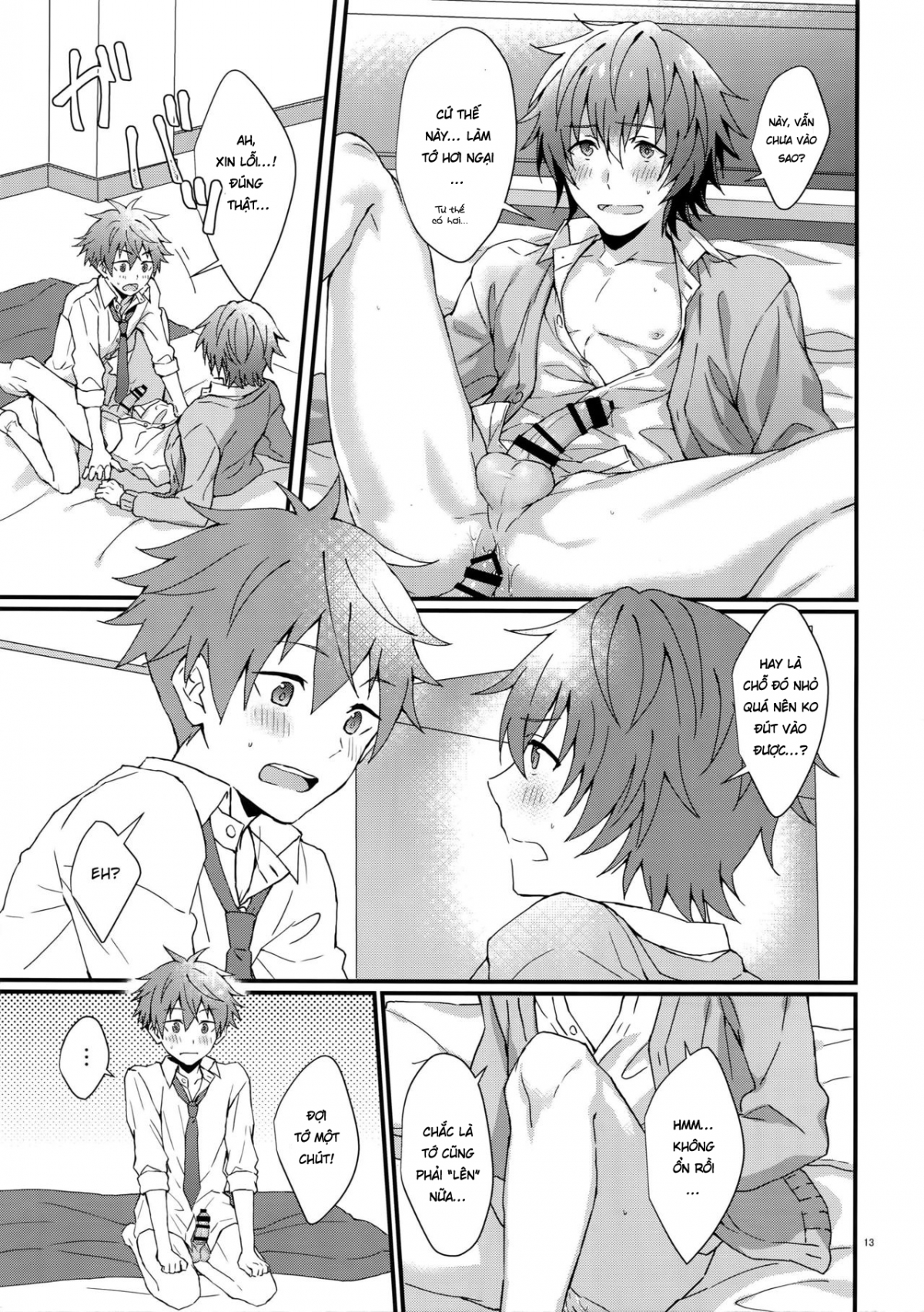 Đọc truyện hentai [Yaoi] Thoát kiếp trai tân! - Oneshot