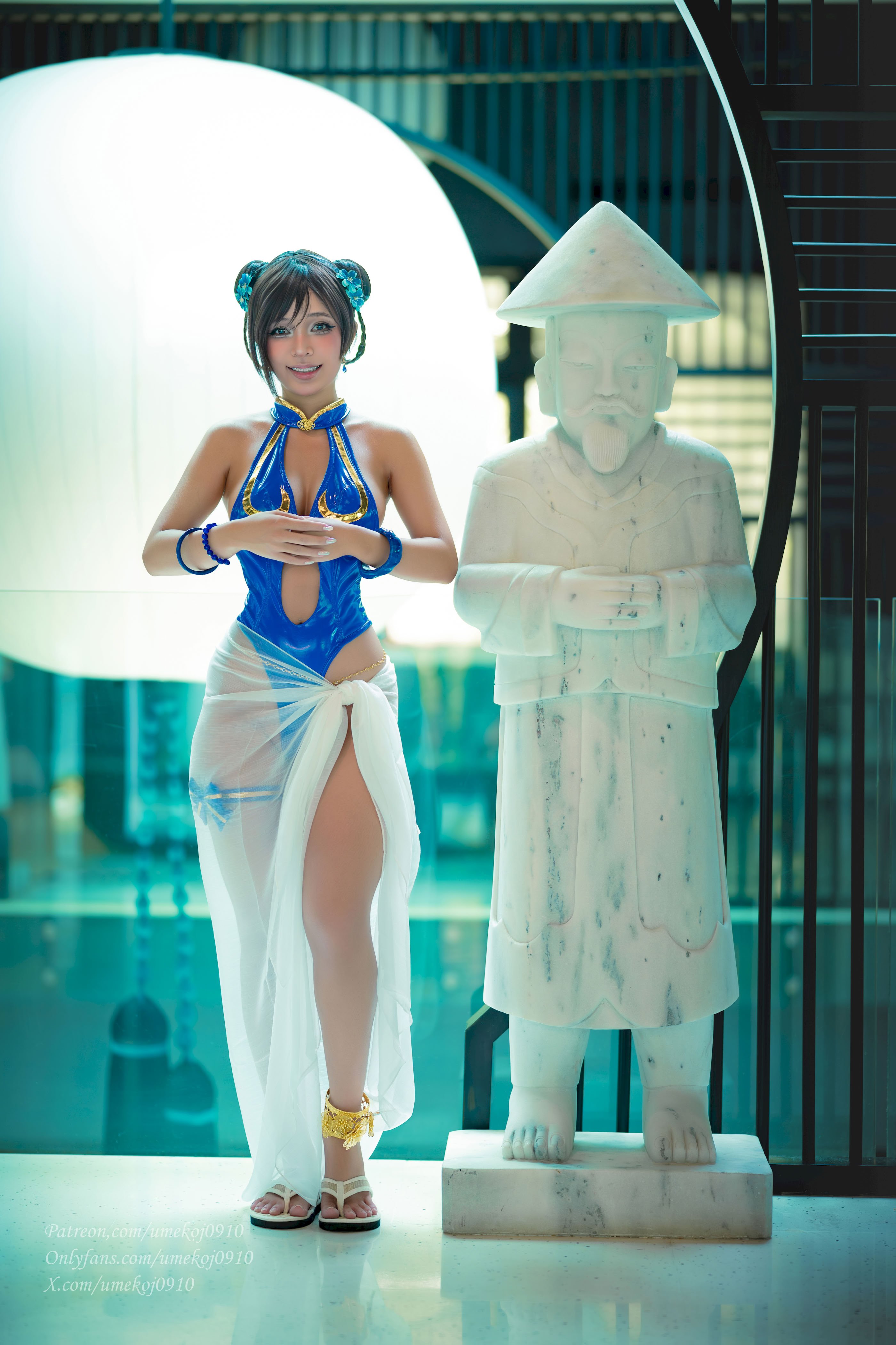Đọc truyện hentai Tuyển tập Albums siêu phẩm Cosplay - Chap 1287 - Umeko J - Chun-Li - Outfit 4 (Street Fighter 6)
