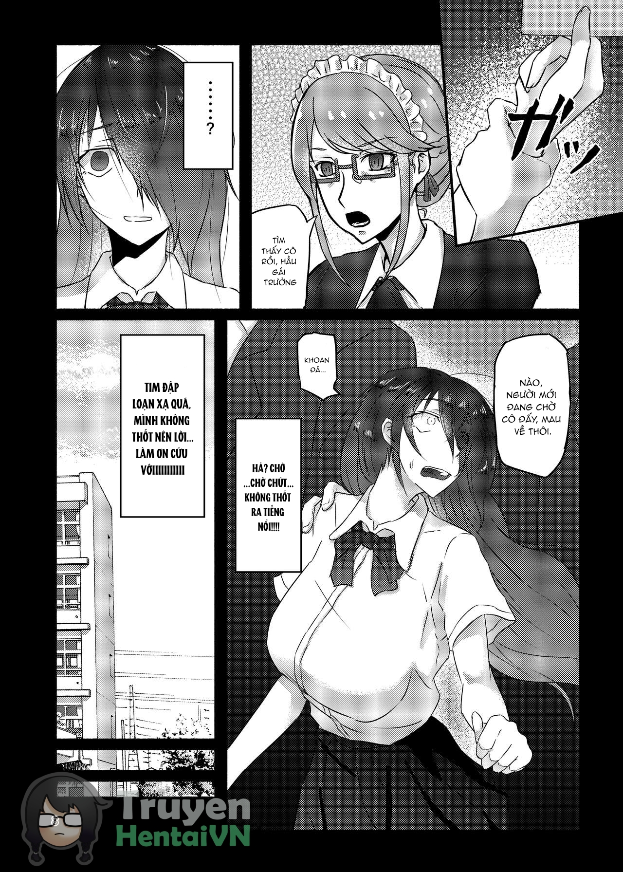 Đọc truyện hentai Futsuu no Inkya no JK Datta kedo, Maid ni Sarete, Makasare Haramasare Shussan Saserarete Bitch ni Naremashita! - Oneshot