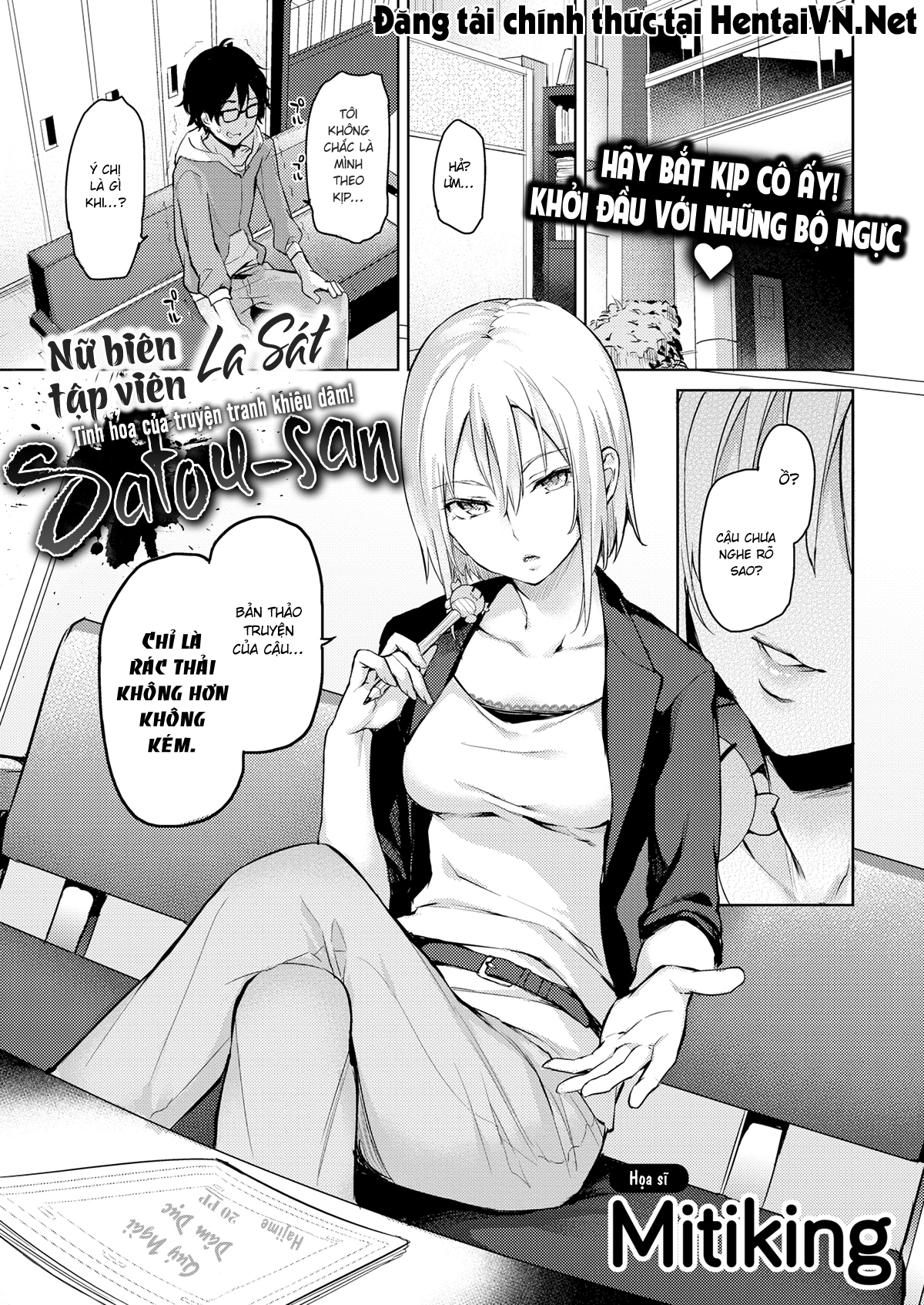 Đọc truyện hentai Biên Tập Viên La Sát Satou-san - Chap 01 - Biên Tập Viên La Sát Satou-san