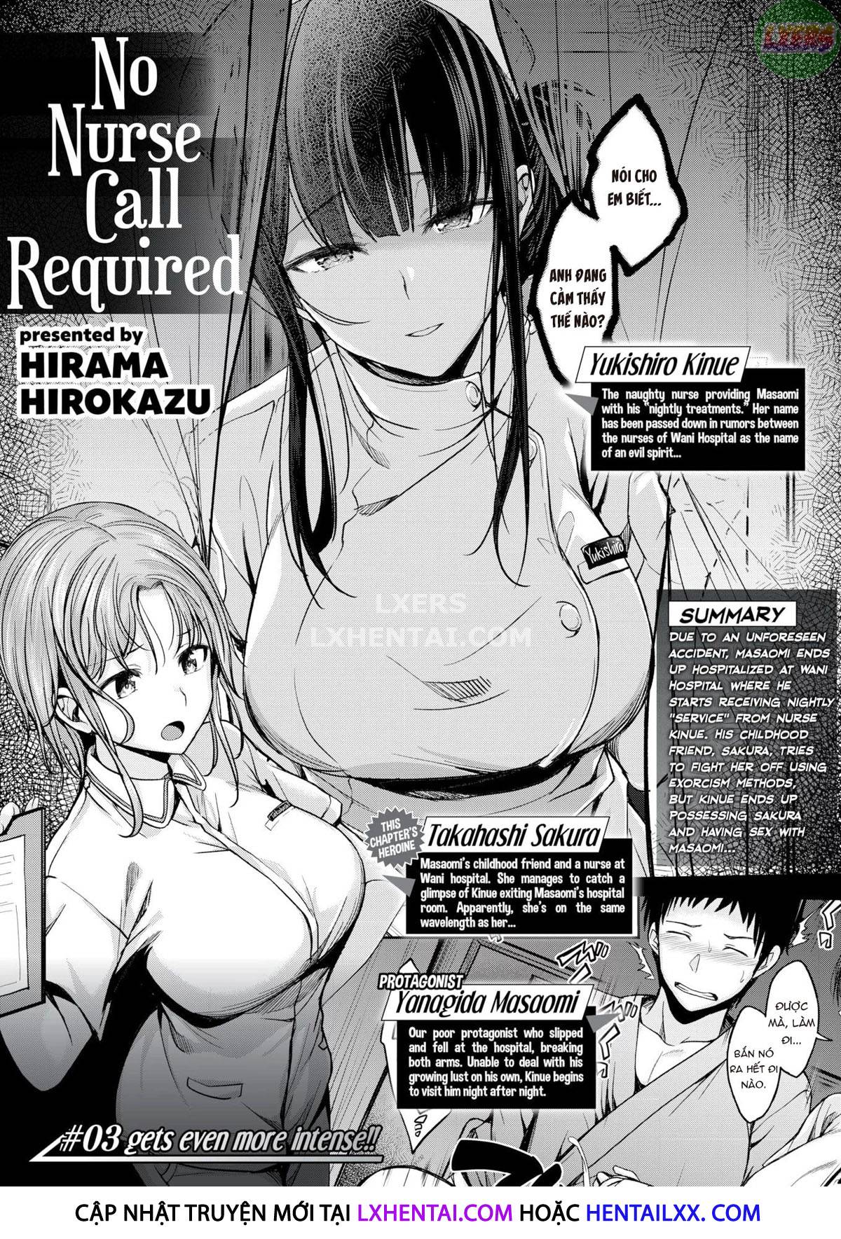 Đọc truyện hentai Không cần gọi y tá - Chap 3 - [END]