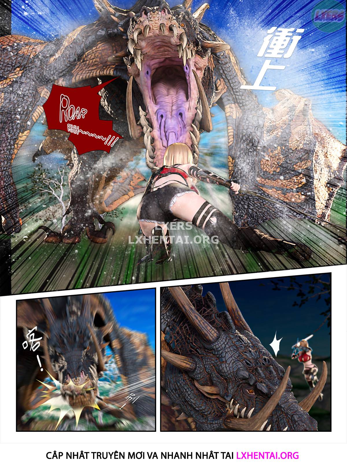 Đọc truyện hentai The Rose Fall Into Darkness - Chap 4