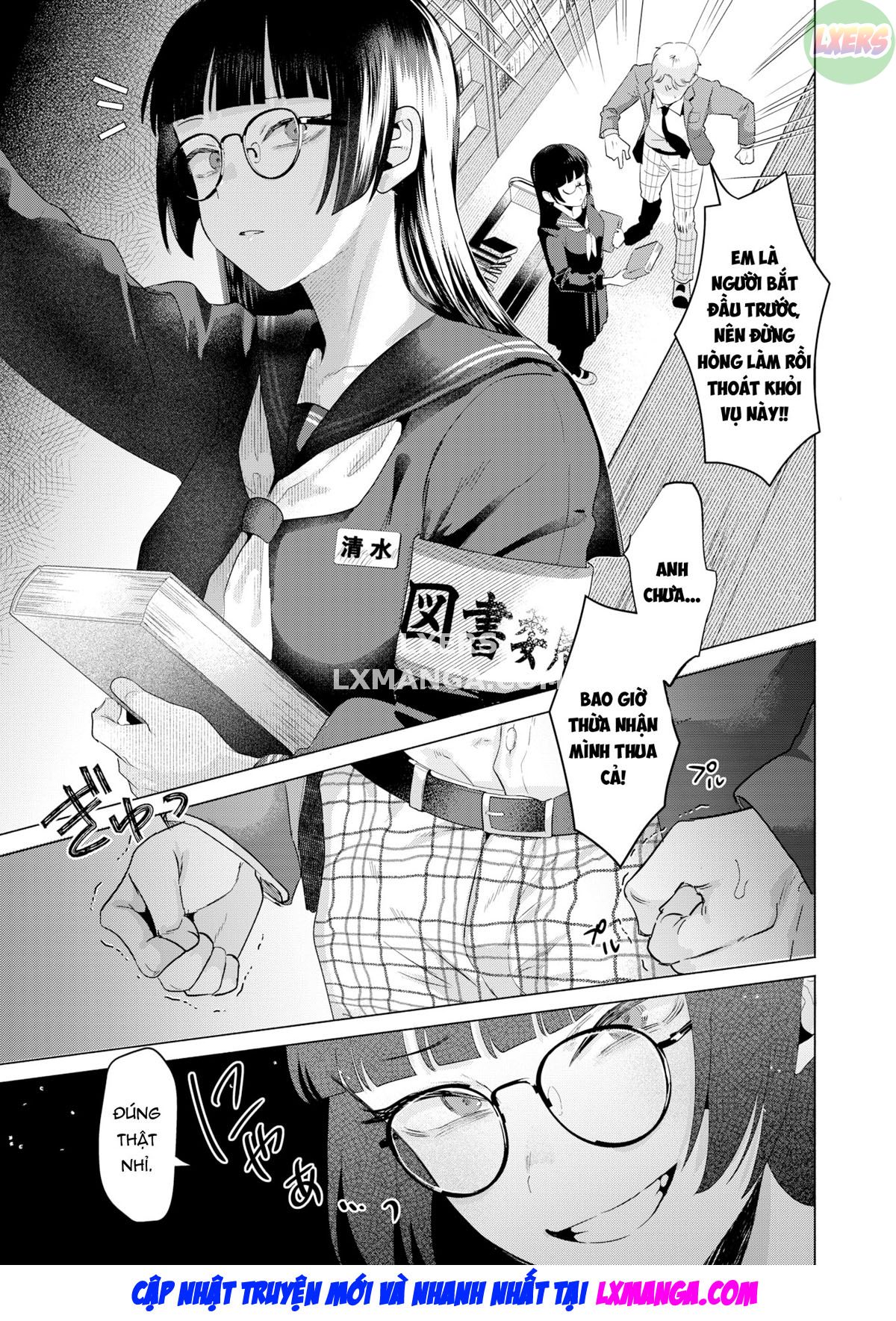 Đọc truyện hentai Vết bẩn thư viện - Oneshot